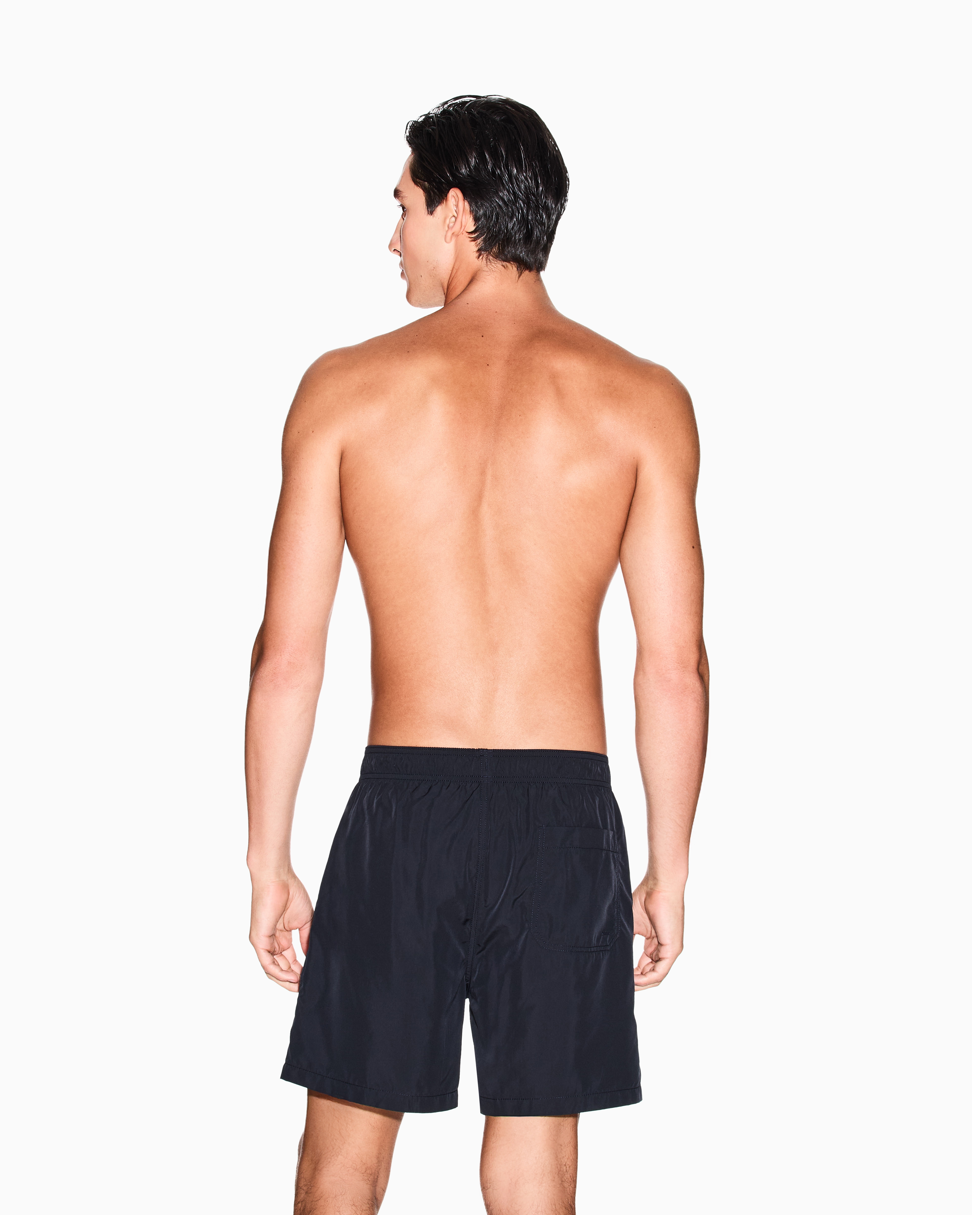 Armani Exchange - Boxer costume with logo, Man, Navy Blue, Size: