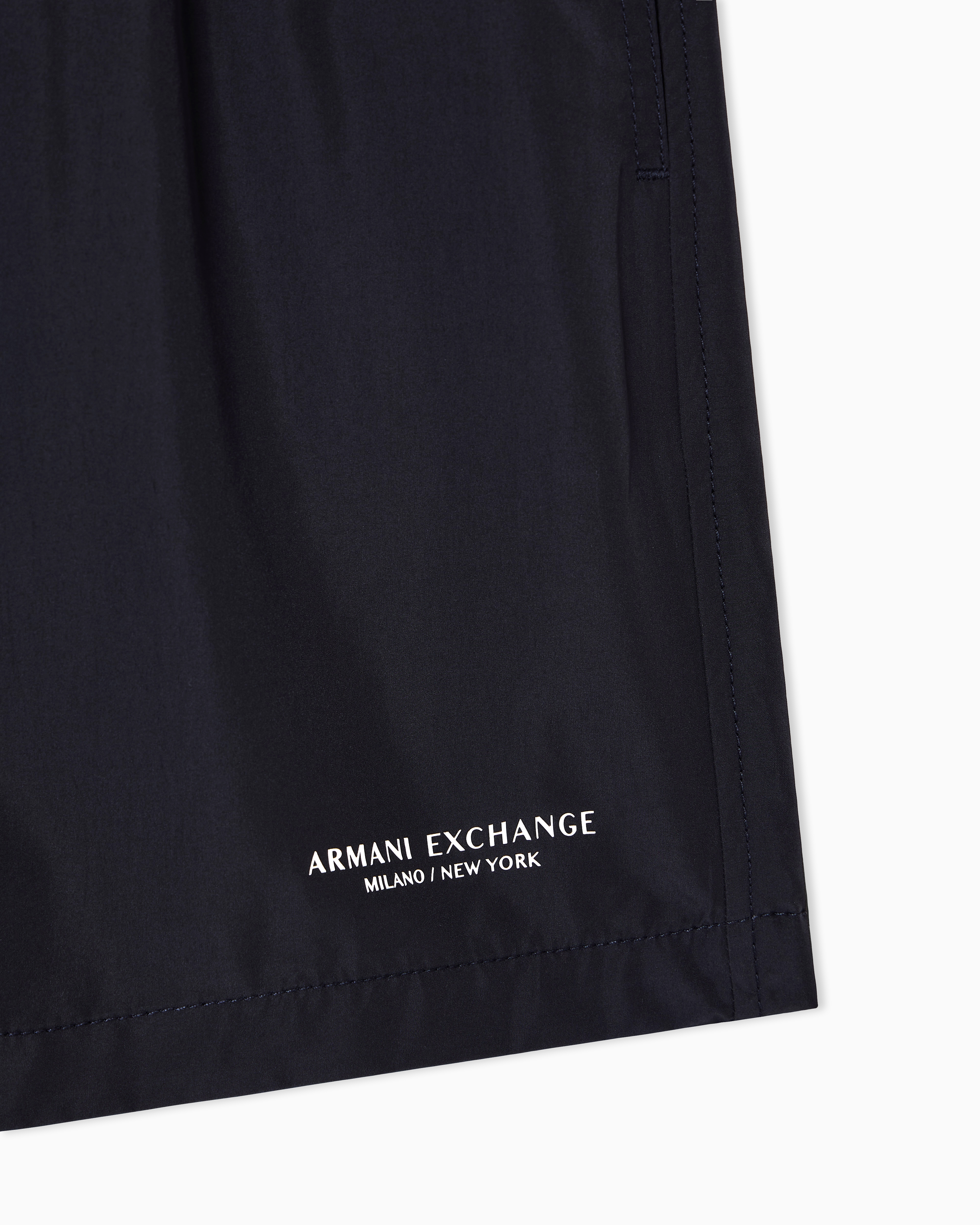 Armani Exchange - Boxer costume with logo, Man, Navy Blue, Size: