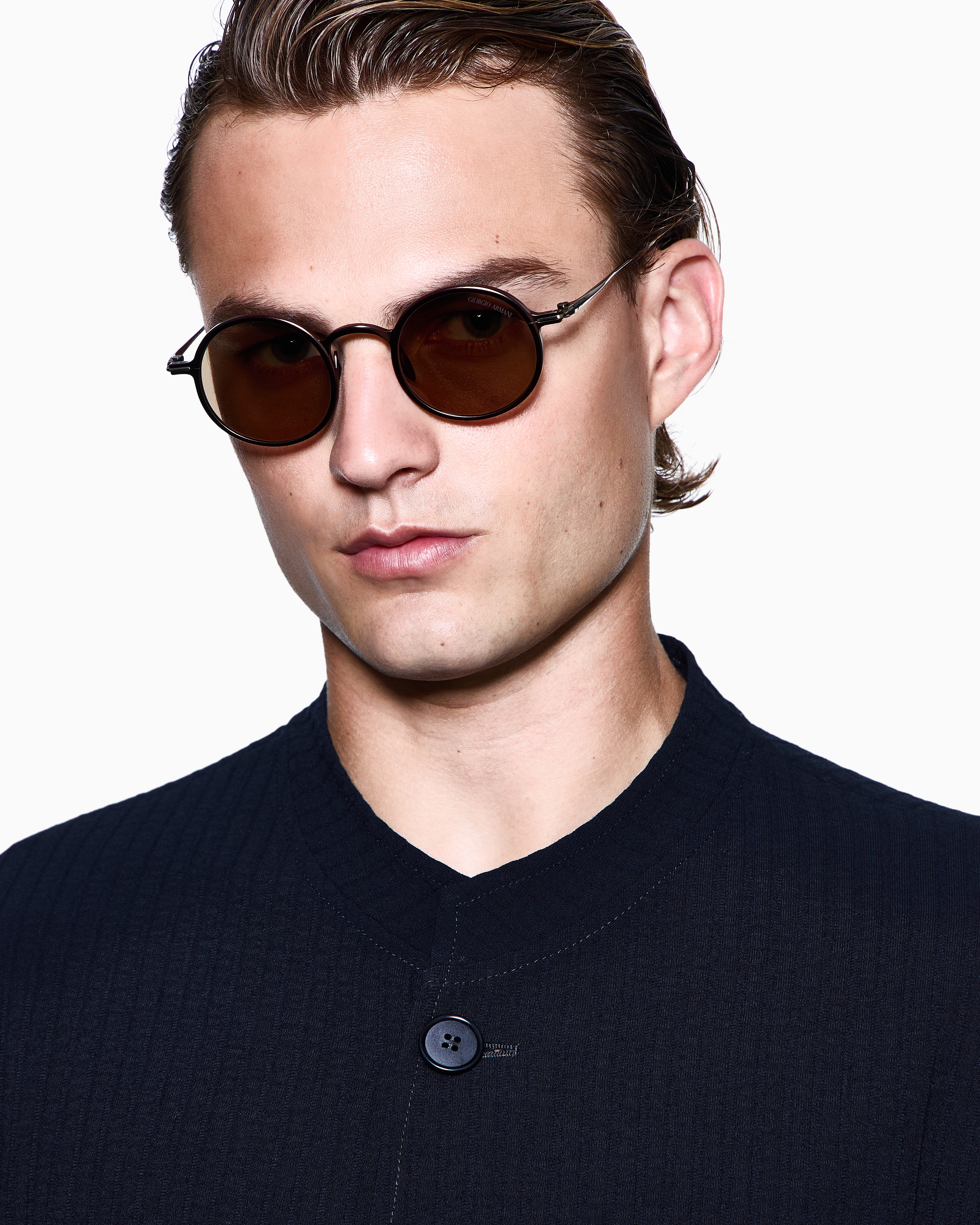 Giorgio Armani Sunglasses In Brown