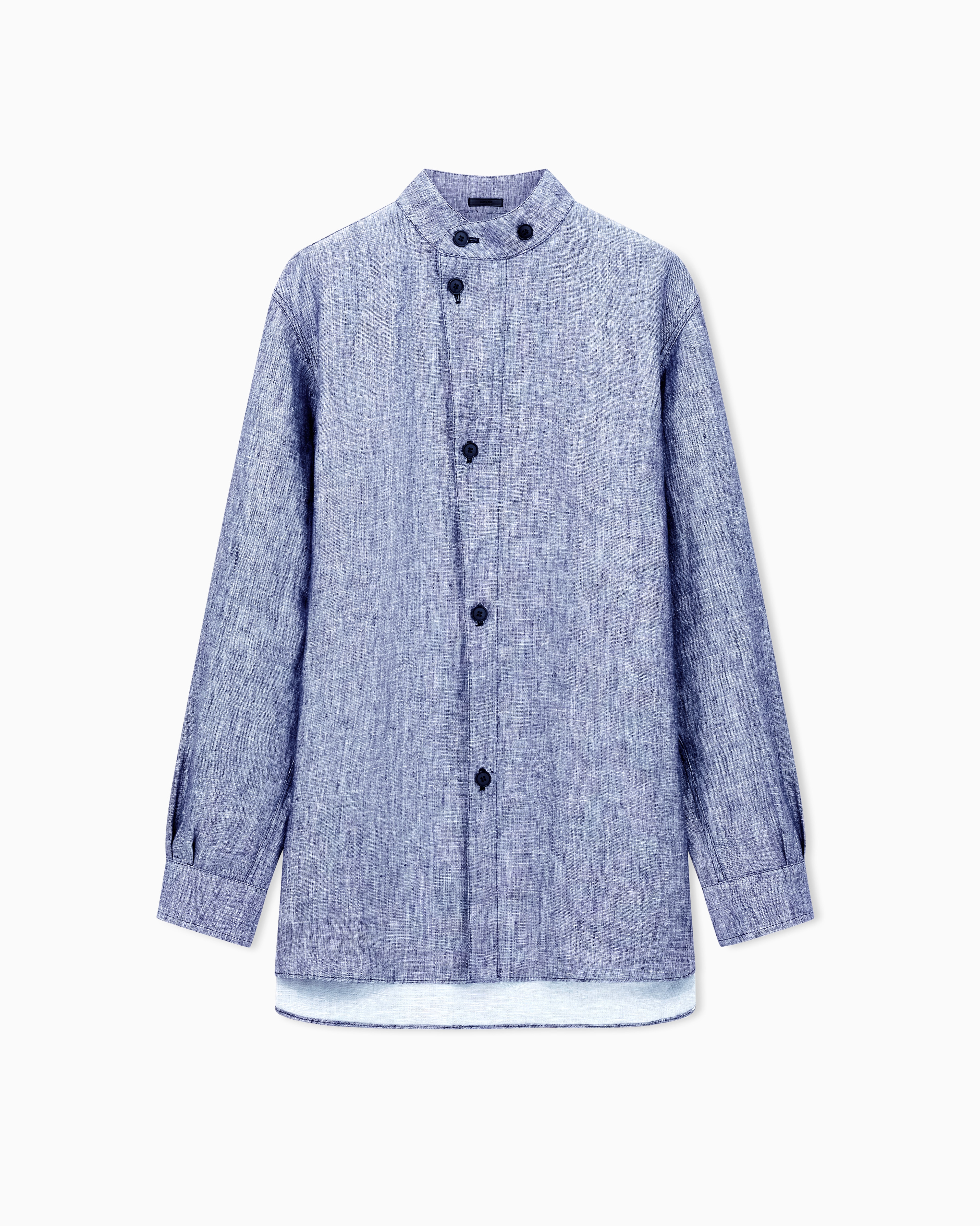 美品 ARMANI シャツブルゾン リネン素材 イタリア製 undefined