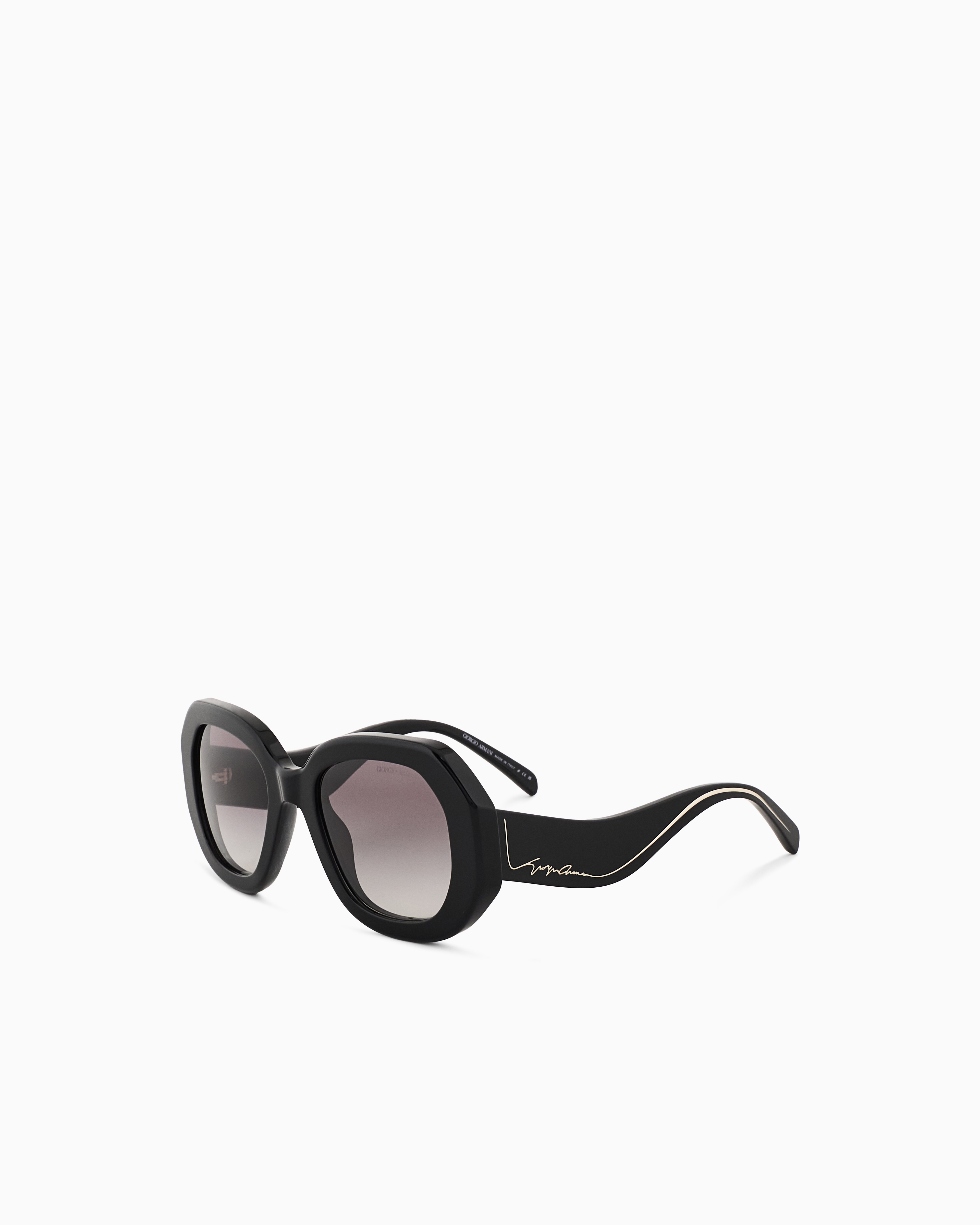 Giorgio Armani Women's Oversized Sunglasses In Gray