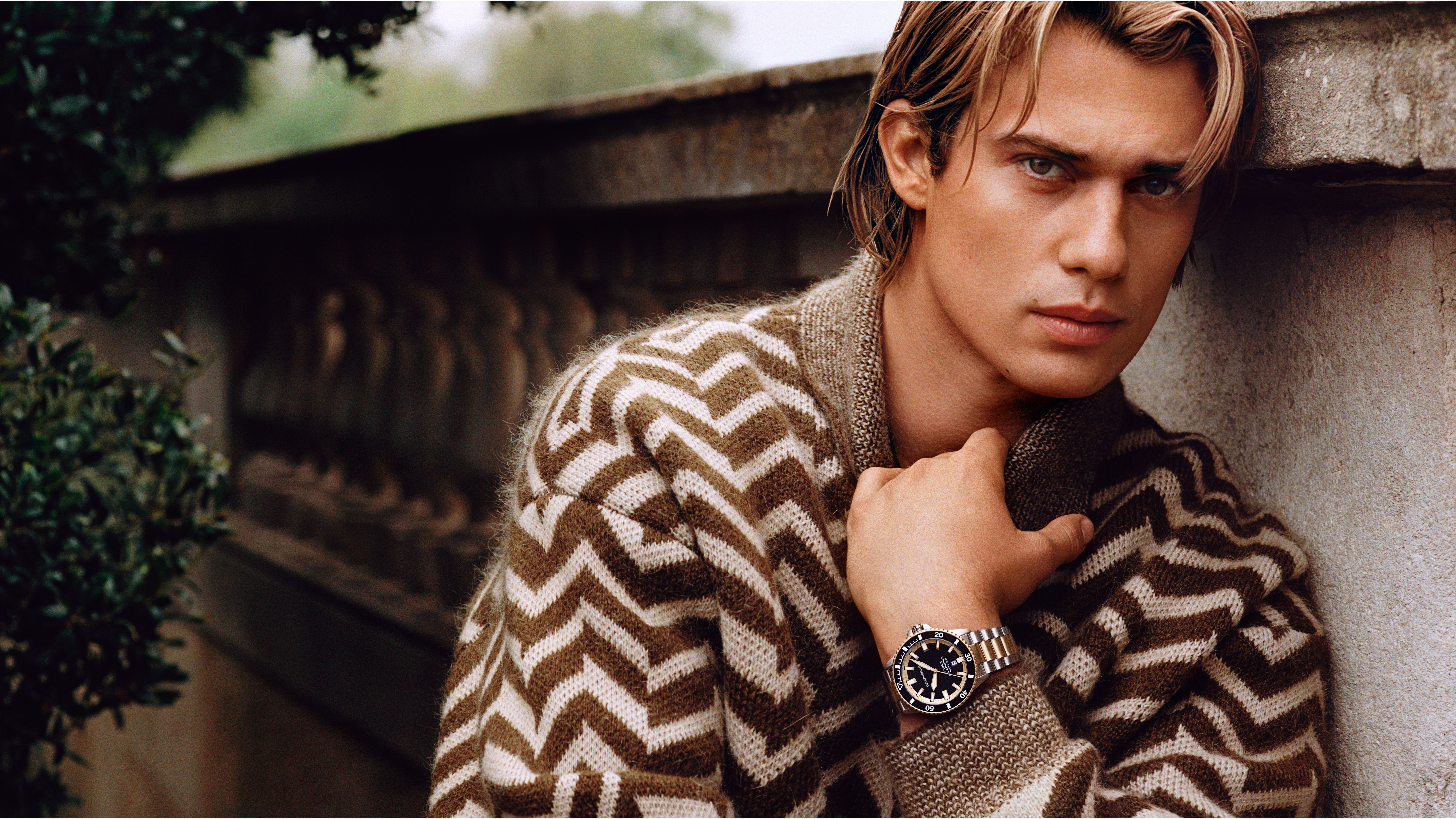 シーエクスプローラー 自動巻きウォッチ ツートーン ステンレス