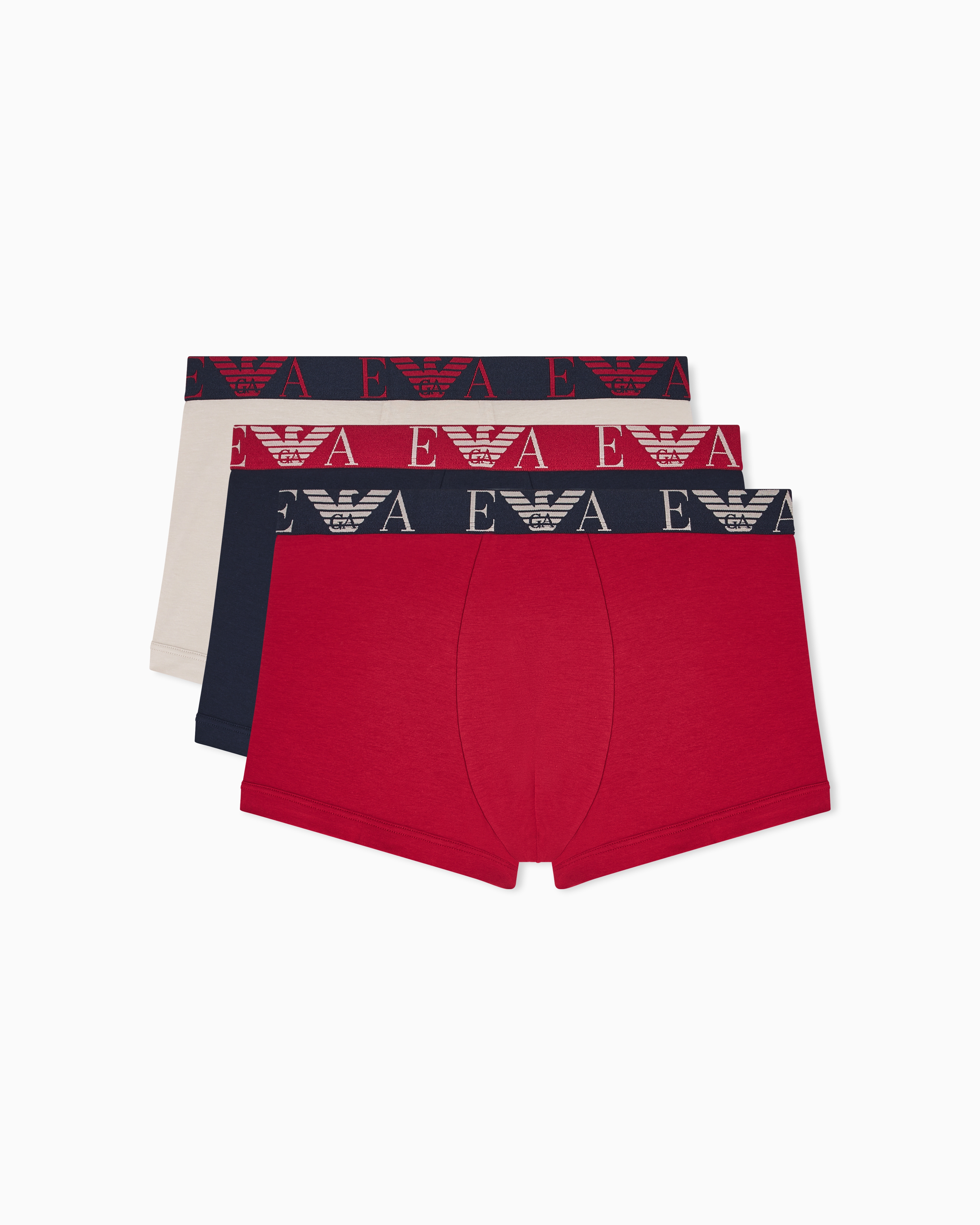 ボクサーパンツ3枚セット ボールドモノグラムロゴ | Emporio Armani JP