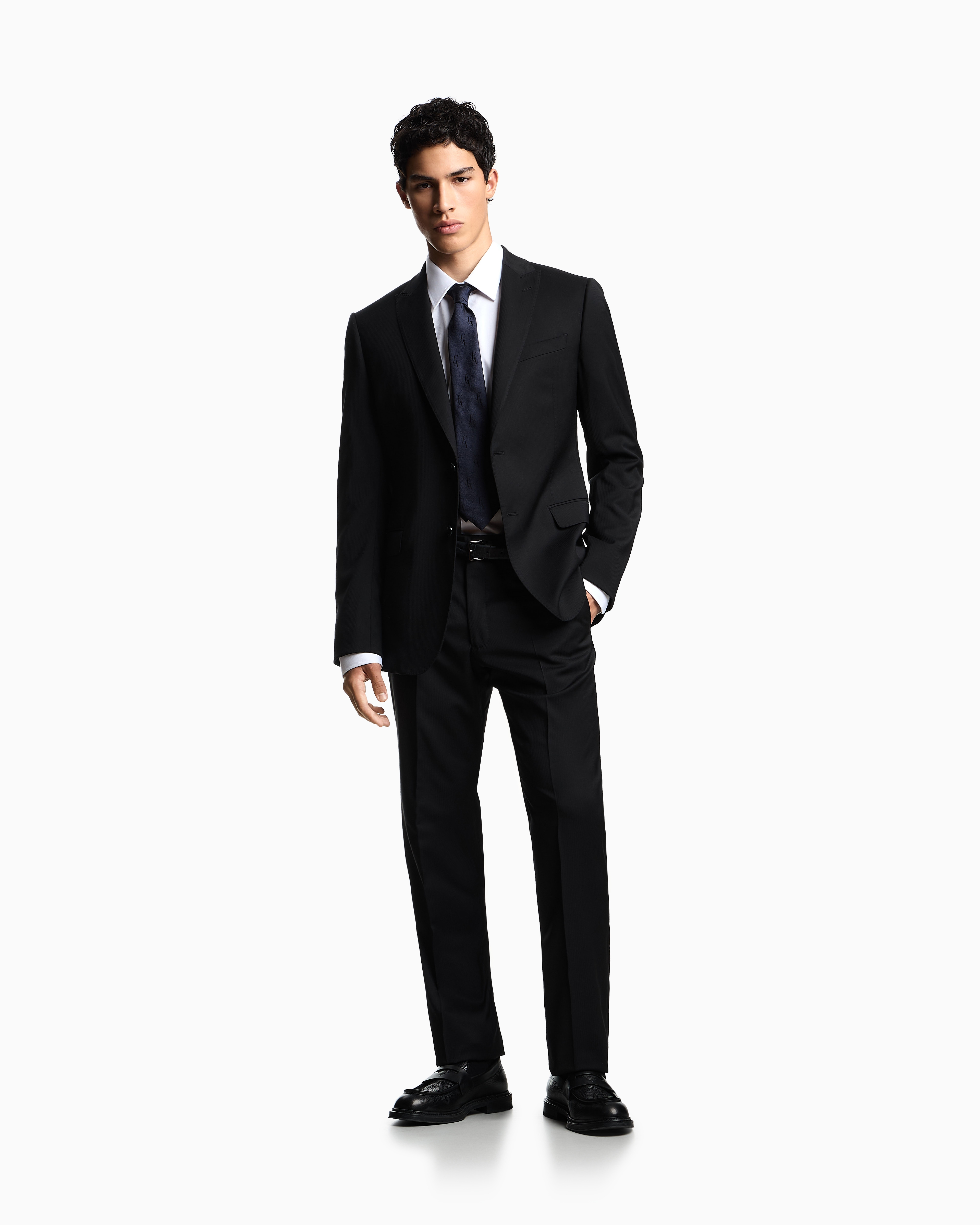 EMPORIO ARMANI E.Performance ビジネススーツ ソーホーライン シングルブレストスーツ バージンウールクロス