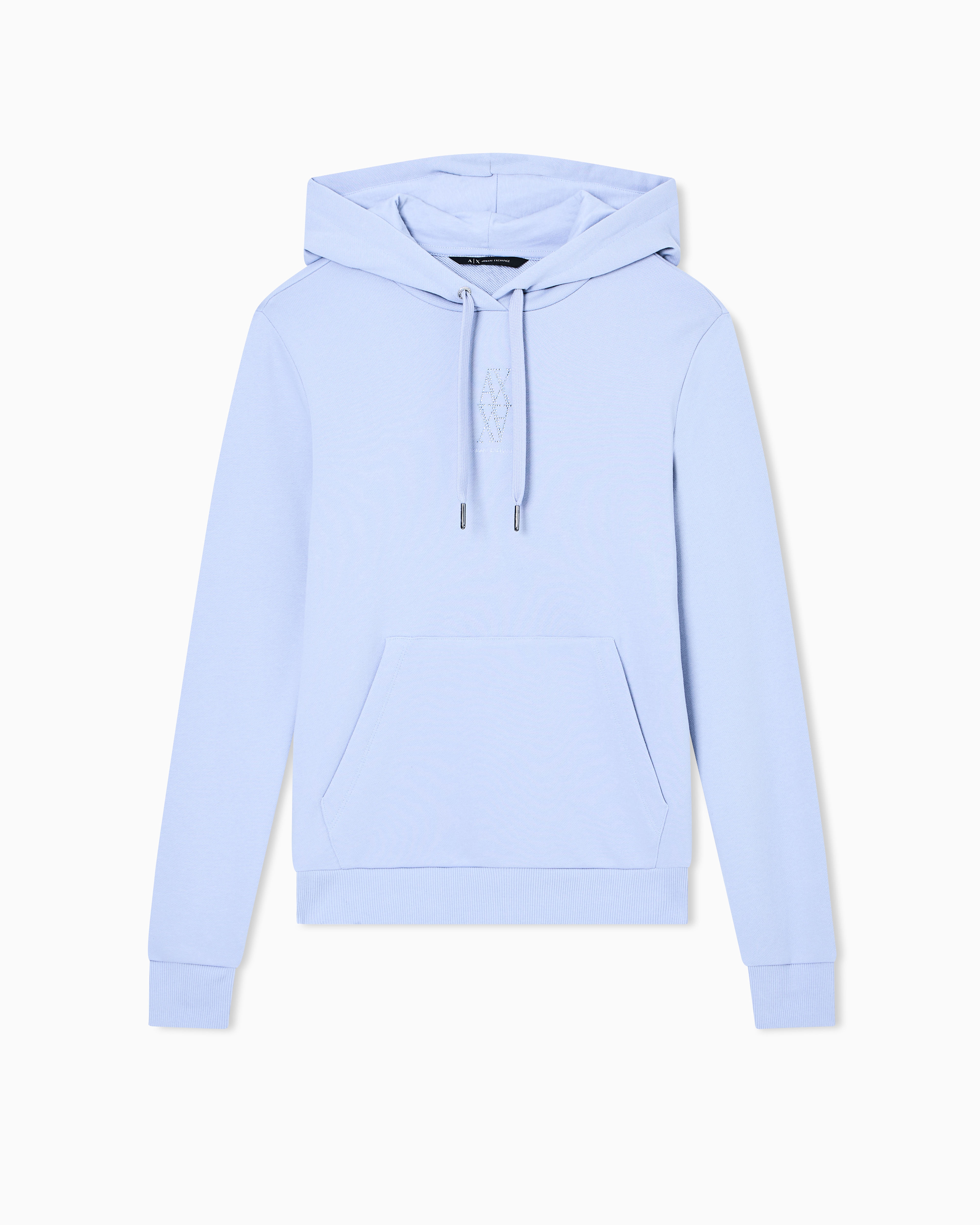 Armani Exchange - Hoodies, Woman, Light Blue, Size: