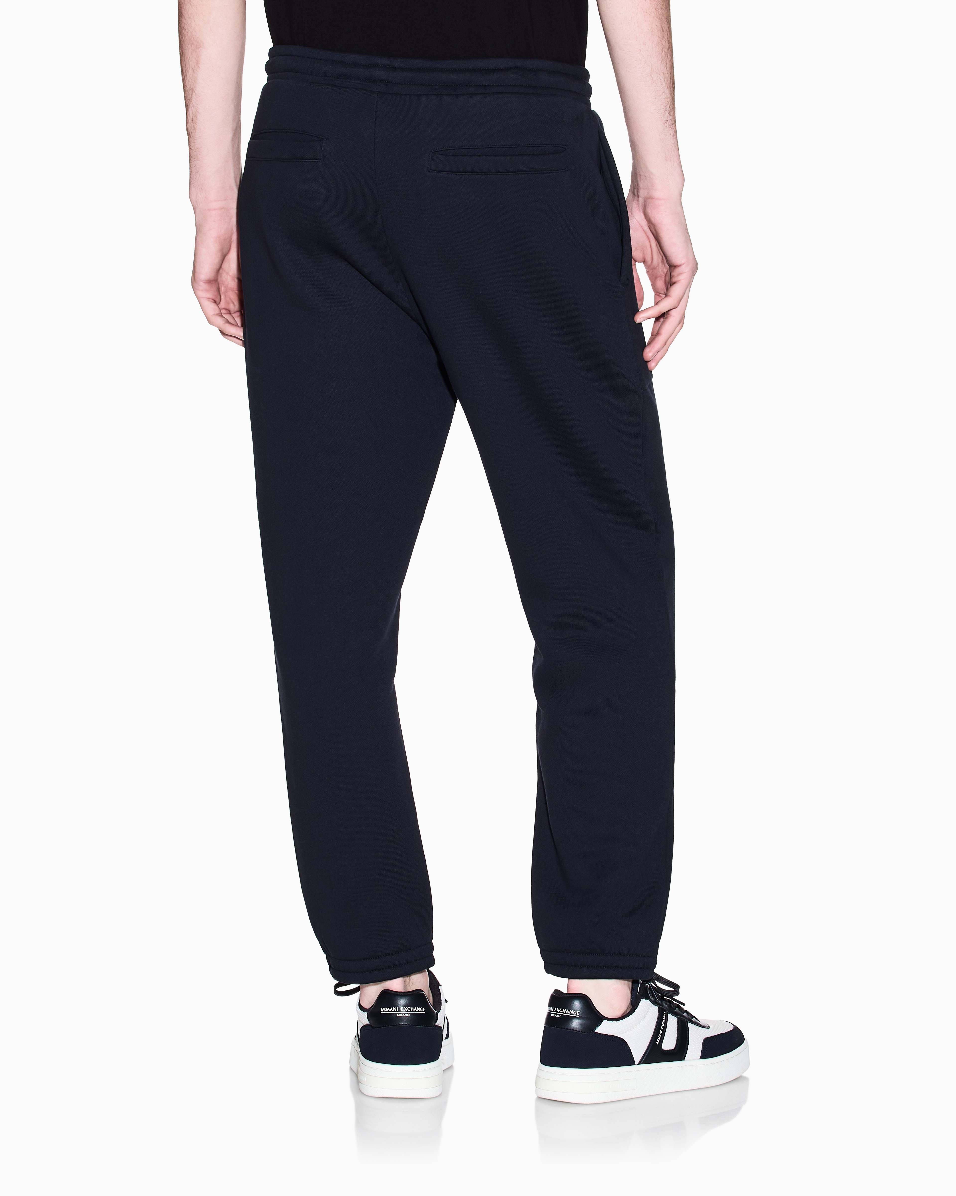 Armani Exchange - Sweatpants, Man, Navy Blue, Size: