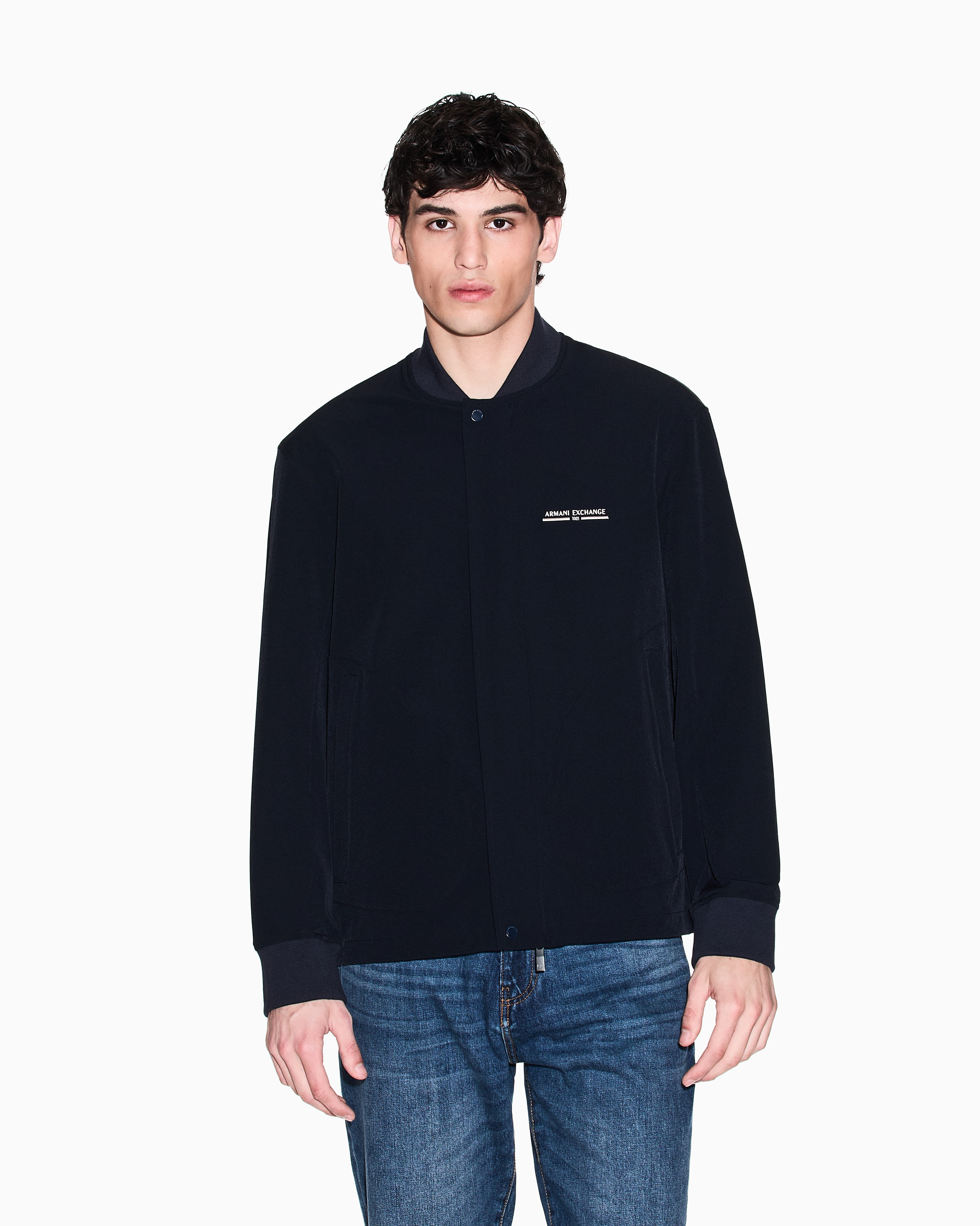 College jacket with logo