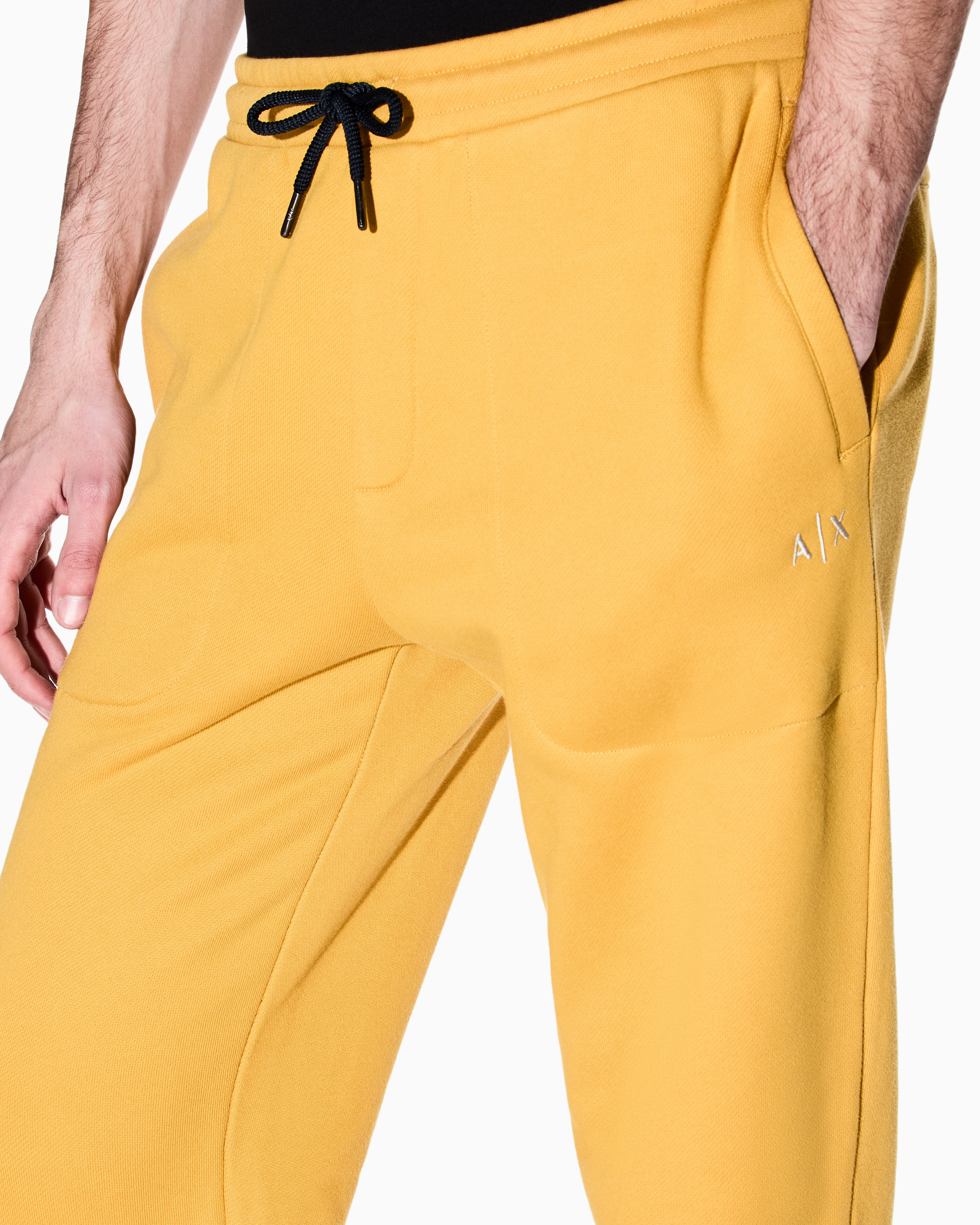 Armani Exchange Sweatpants In Yellow