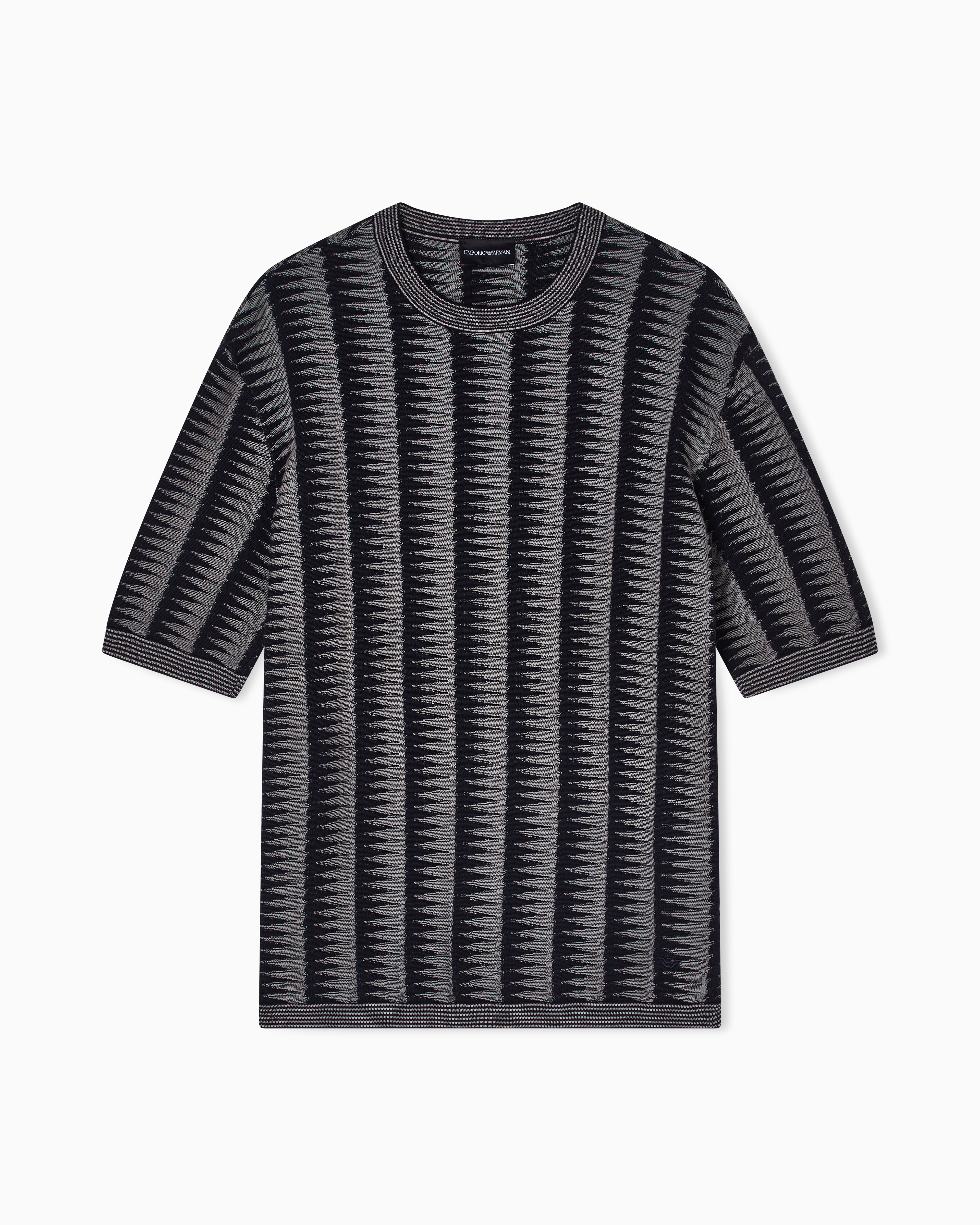 セーター ツートン ジャカードモチーフ | Emporio Armani JP
