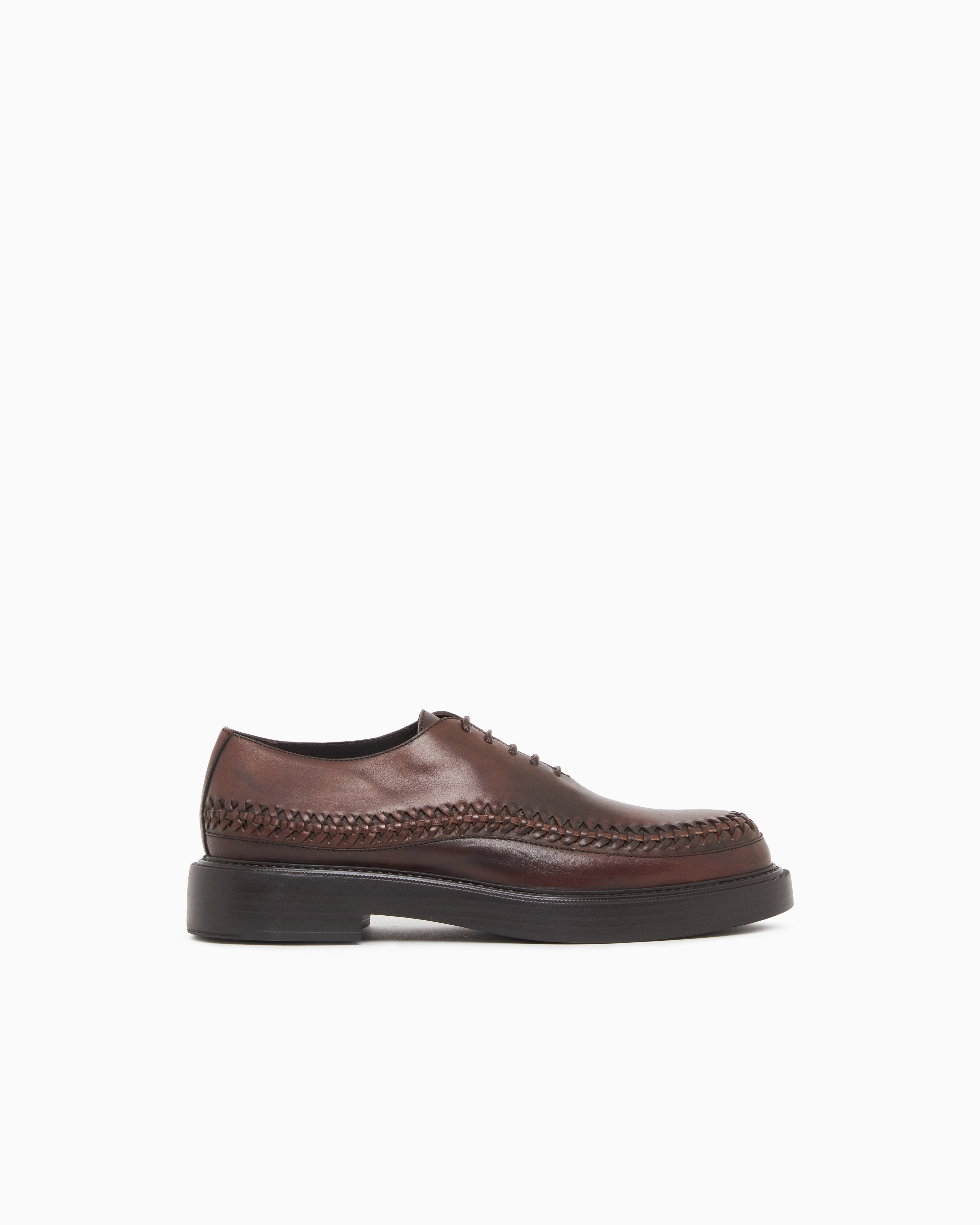 レースアップシューズ バフレザー | Emporio Armani JP