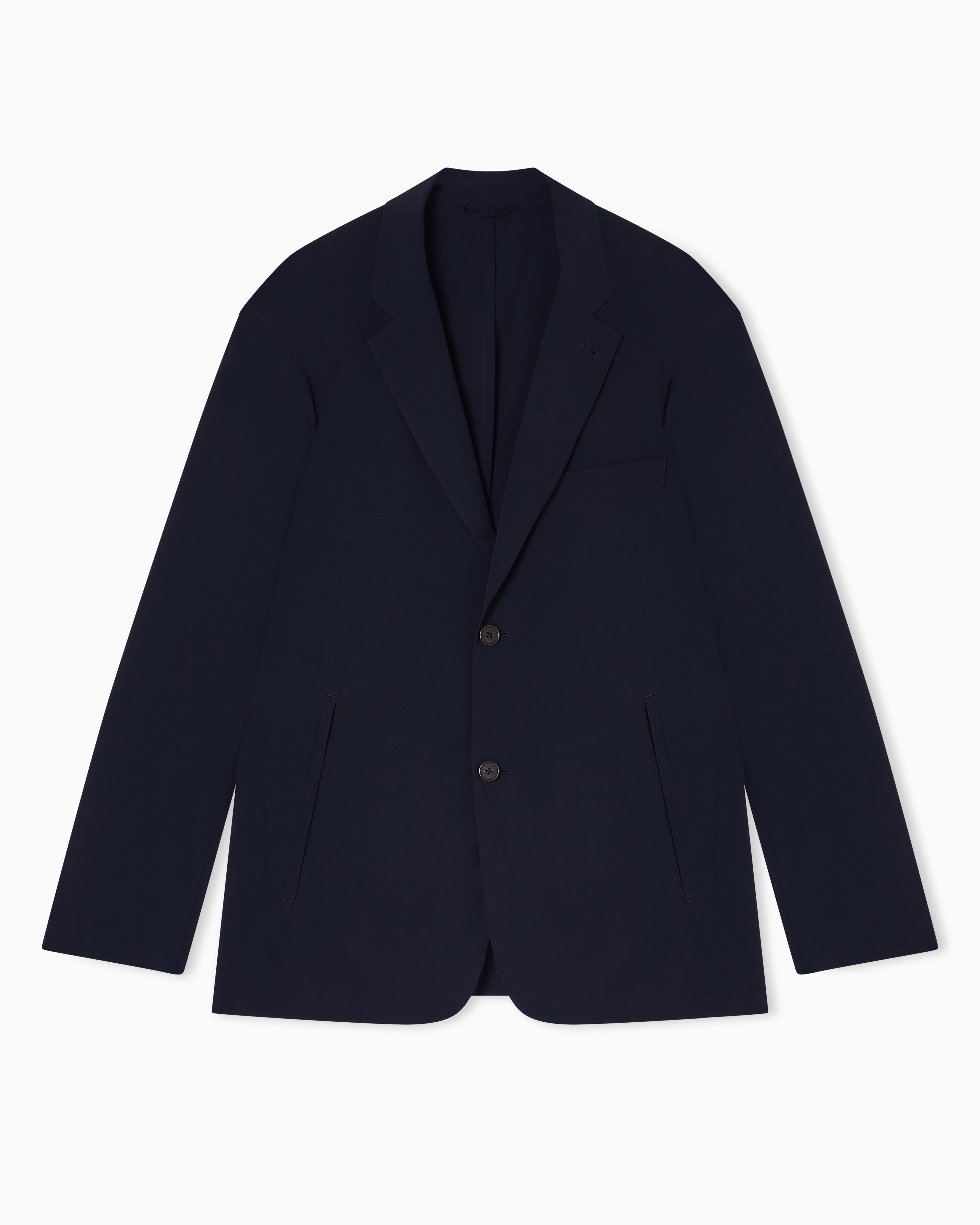 Travel Essential シングルブレストジャケット ストレッチナイロン