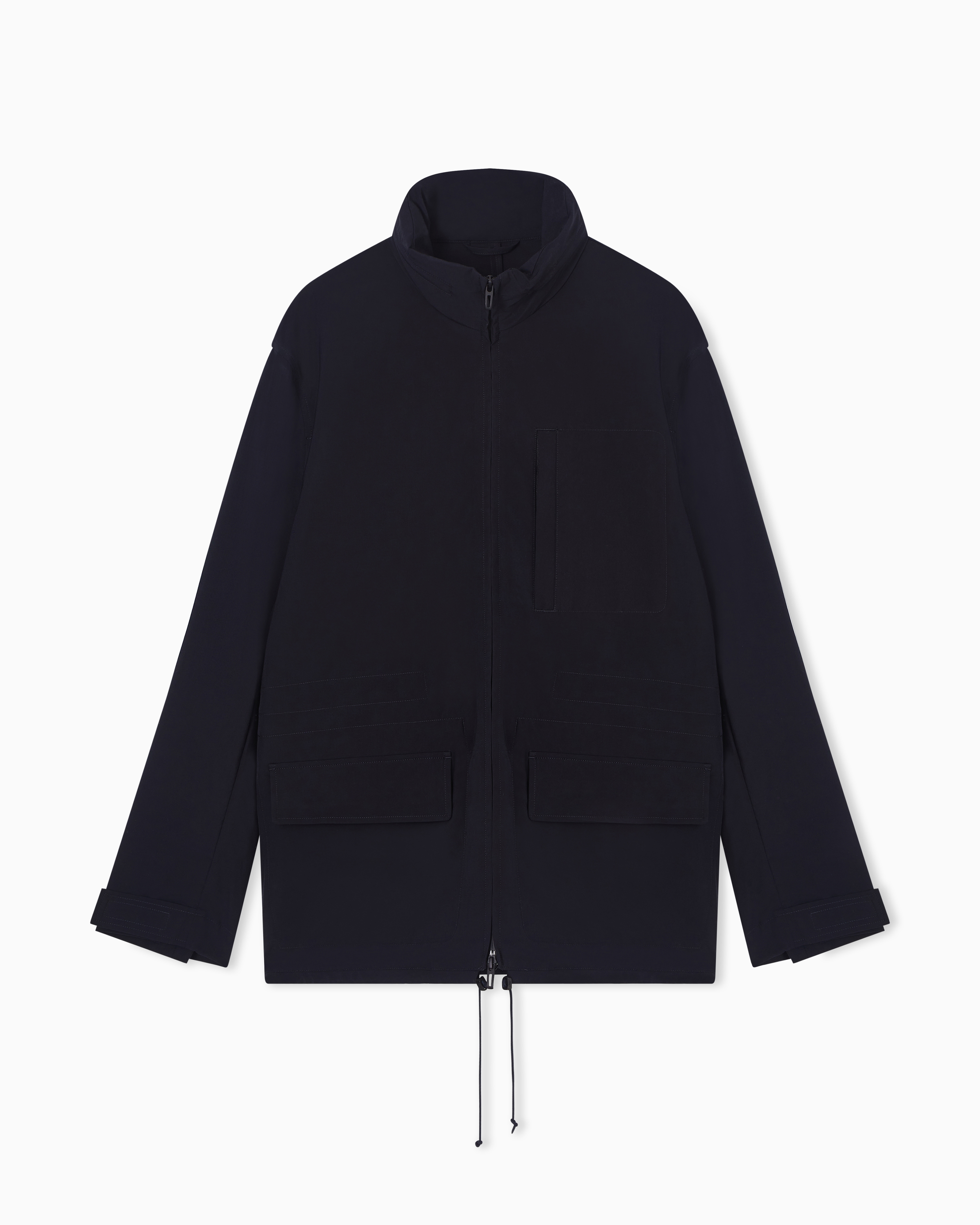 Travel Essential nylon full-zip blouson | Emporio Armani