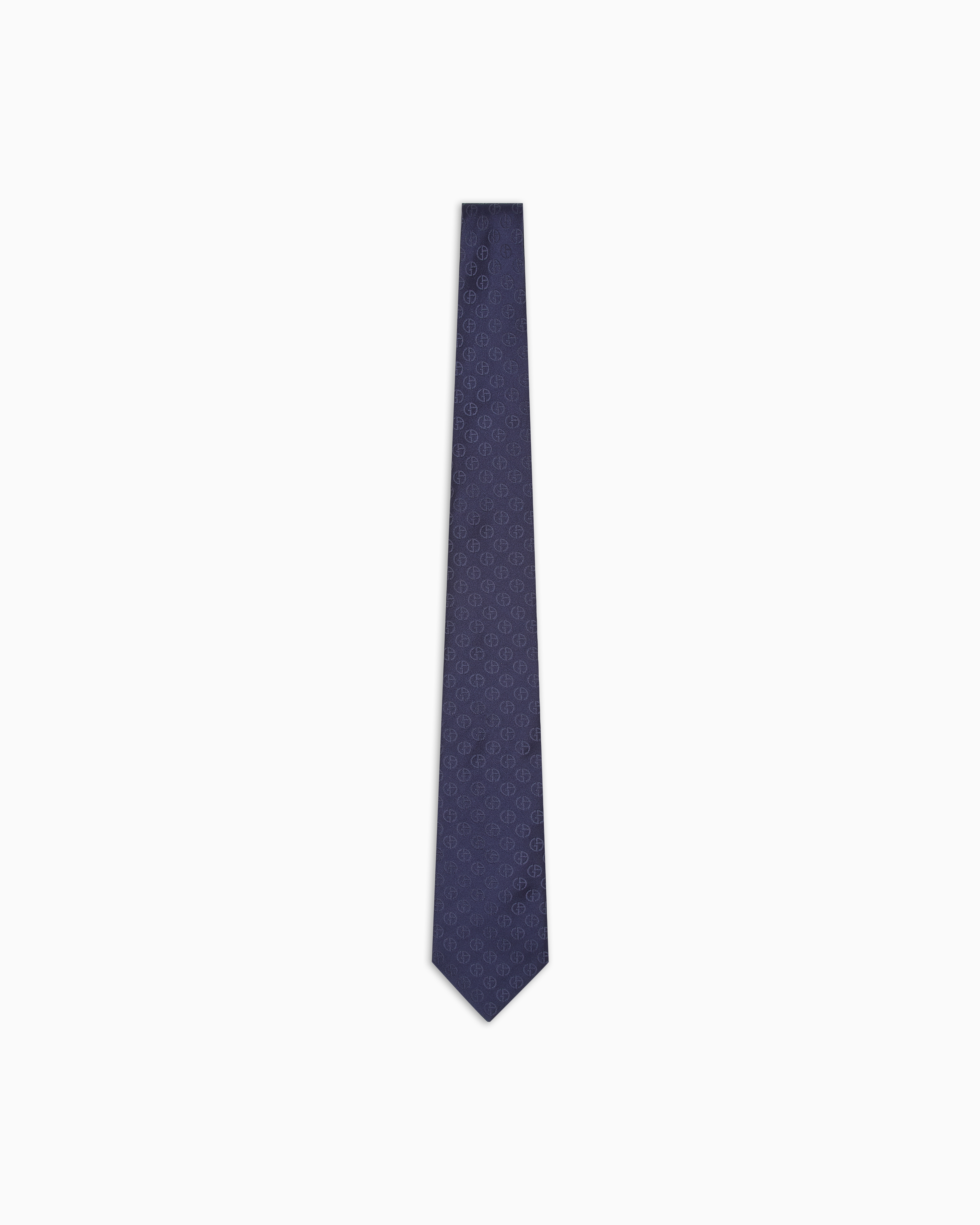 （NA）ヴィンテージ ダブル セットアップ ピンバッジ×ARMANI ネクタイ ネクタイ ピュアシルク ジャカードモノグラム | Giorgio Armani