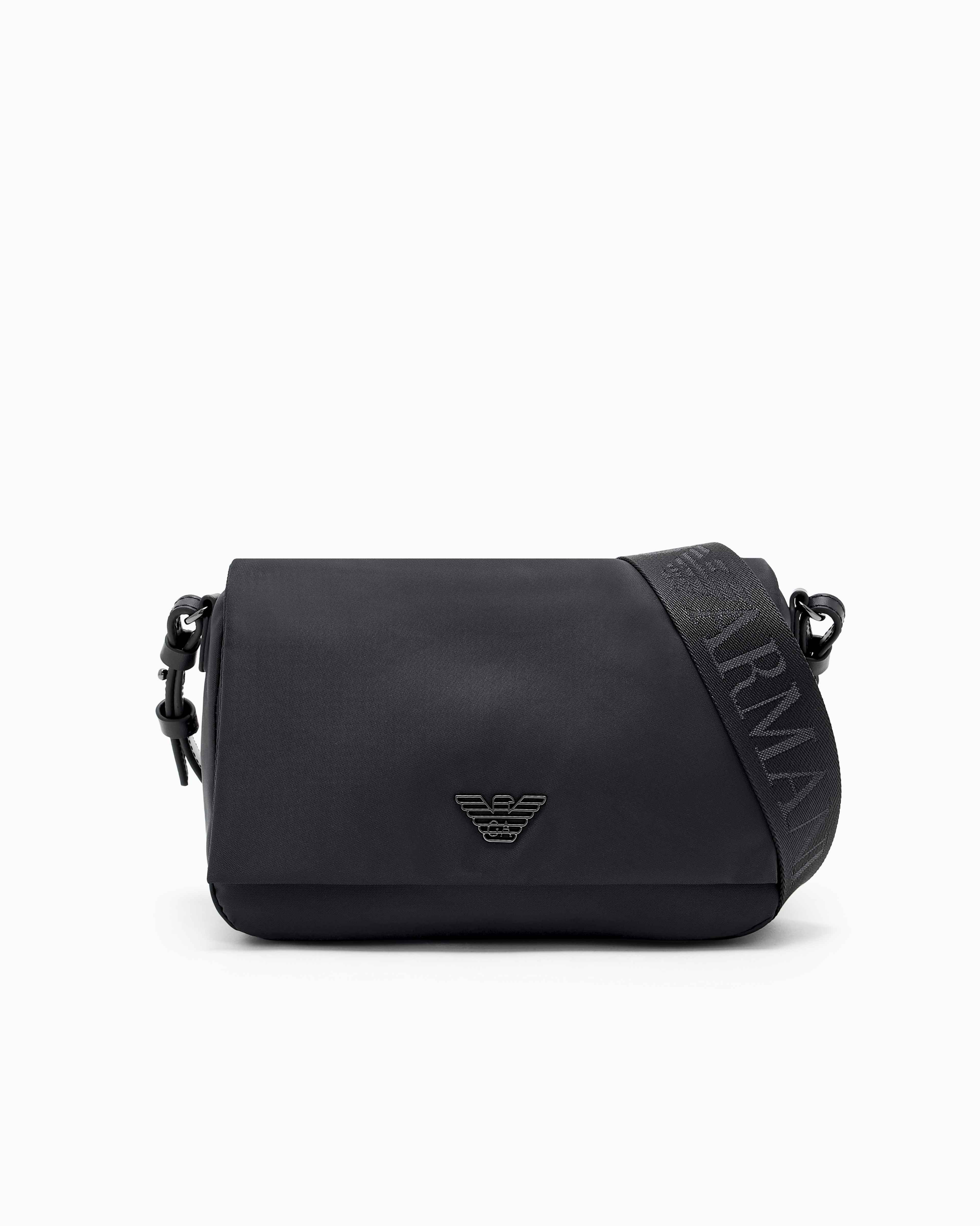 EMPORIO ARMANI バッグ フラップ付きショルダーバッグ 再生ナイロン | Emporio Armani