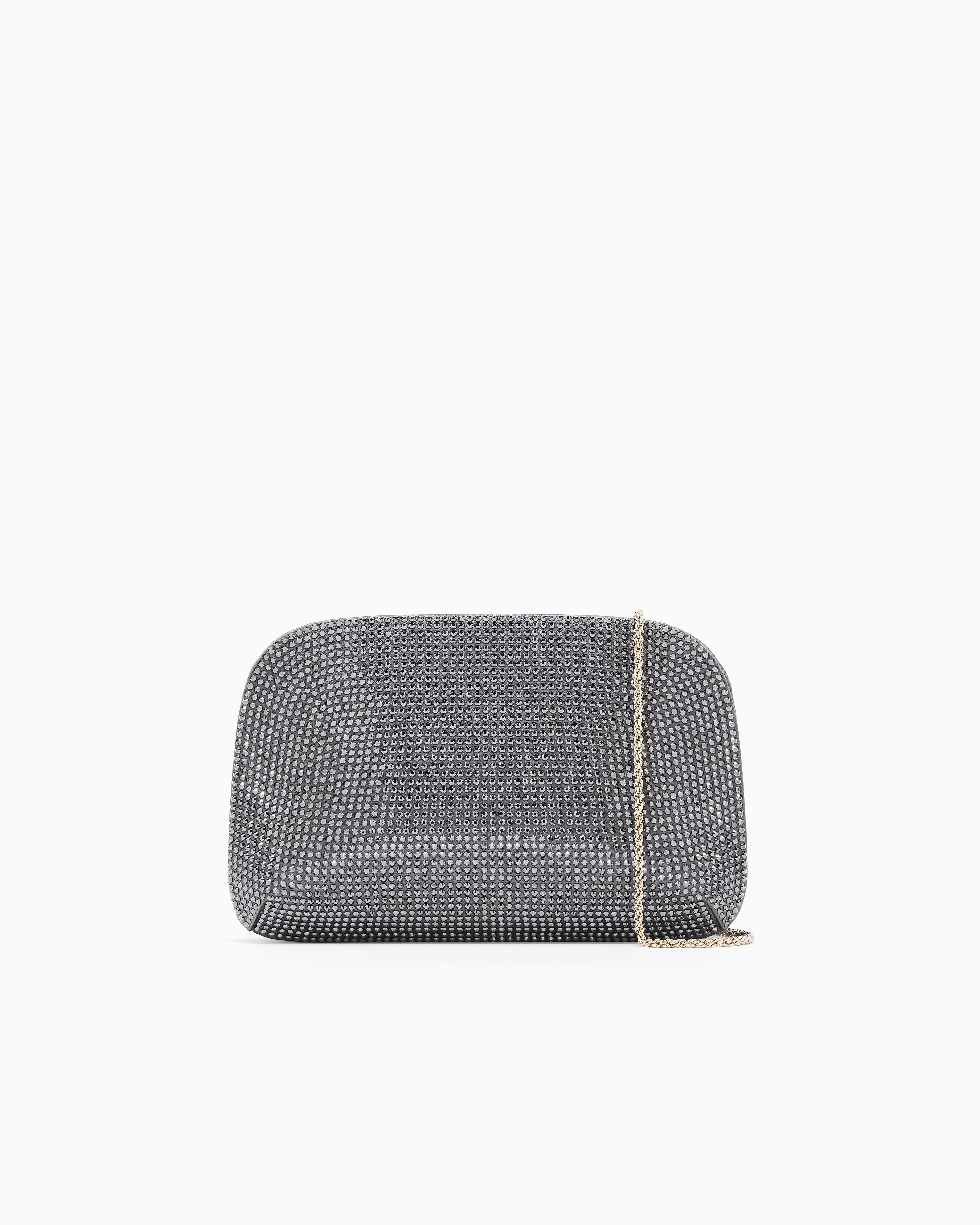 EMPORIO ARMANI DIAMONDS グリッターメッシュクラッチバッグ undefined