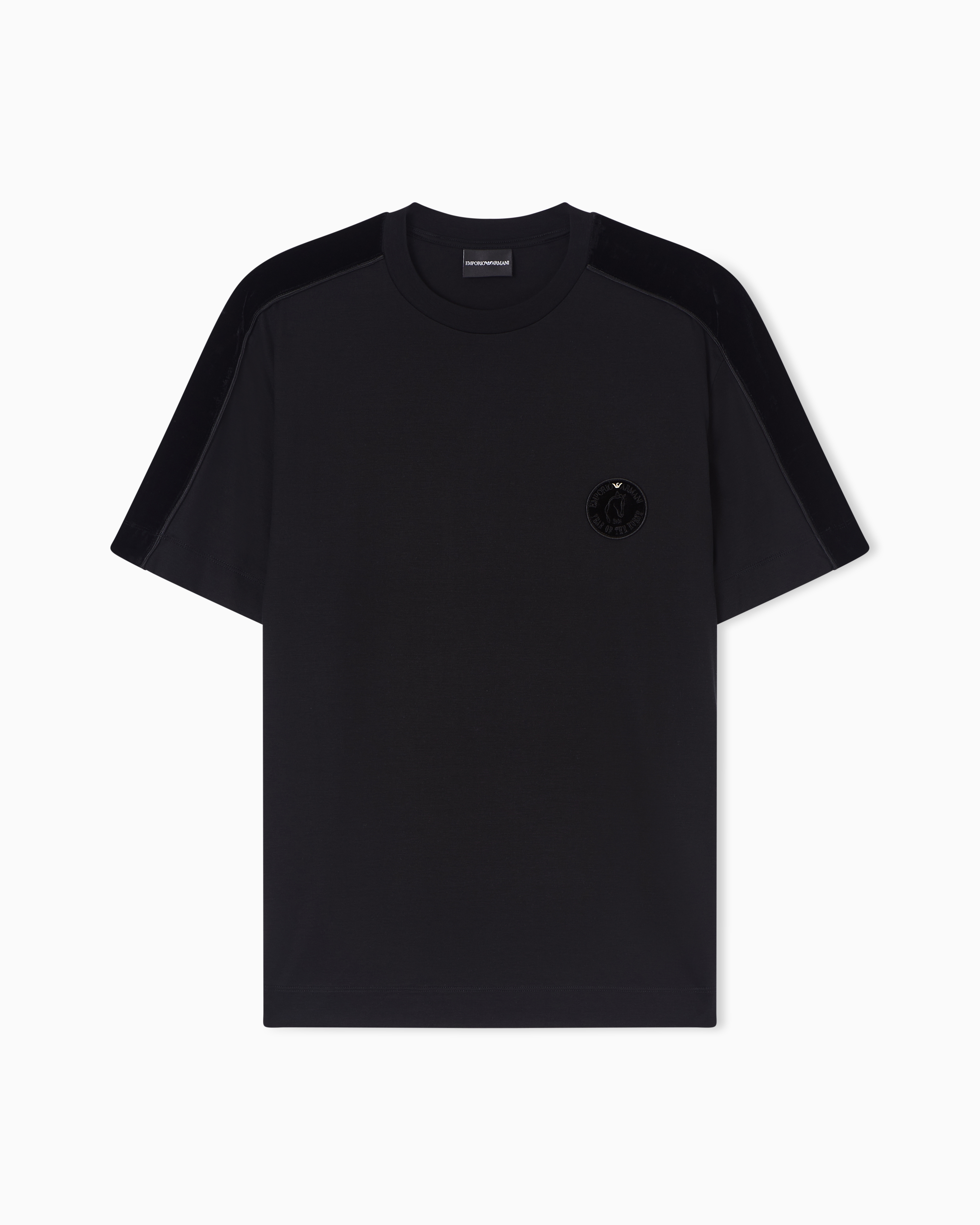 Luner New Year Tシャツ リヨセル混紡ジャージー パッチ＆テープ