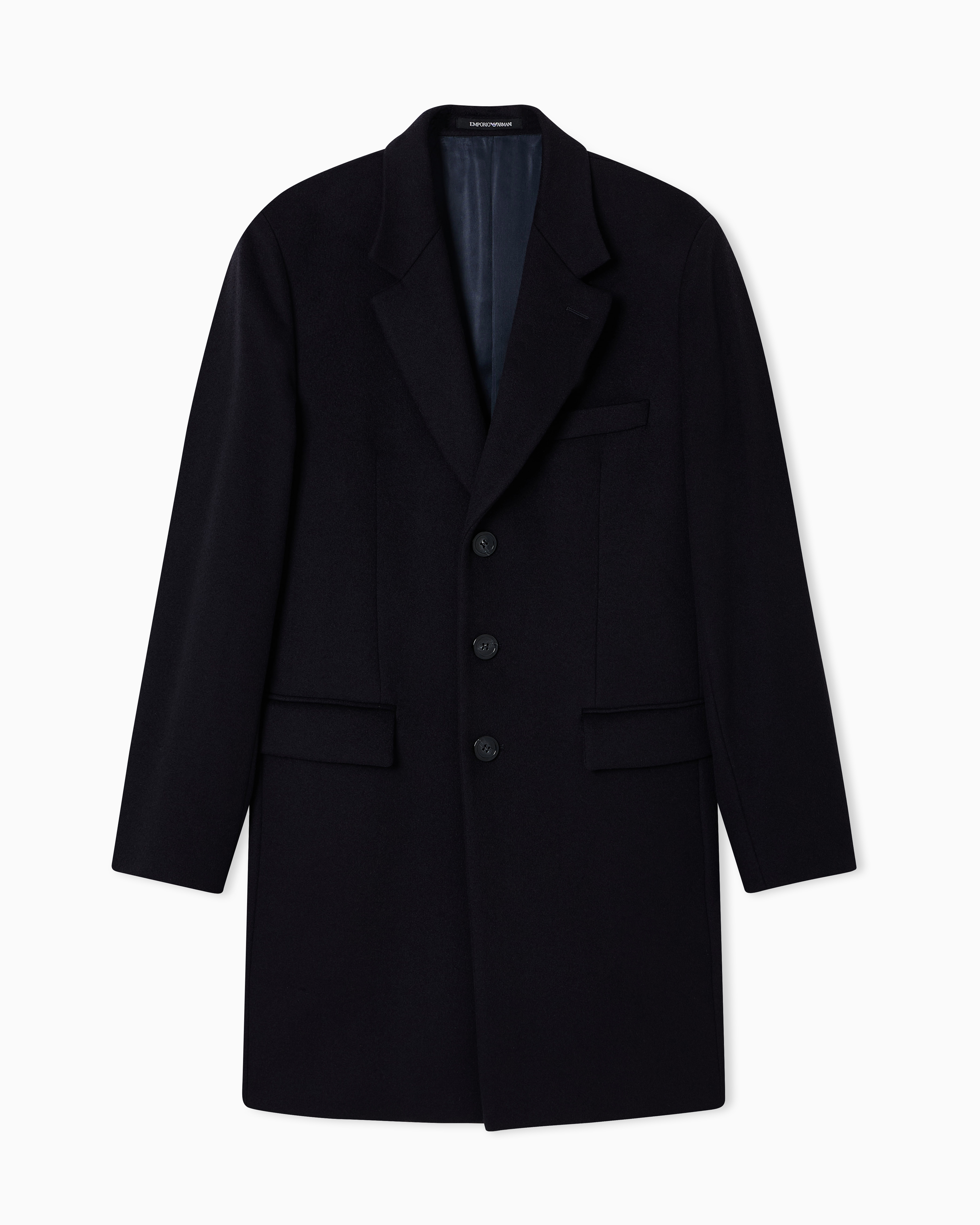 美品！EMPORIO ARMANI ダークグレー ロングコート EMPORIO ARMANI トレンチコート コート 「エンポリオ アルマーニ