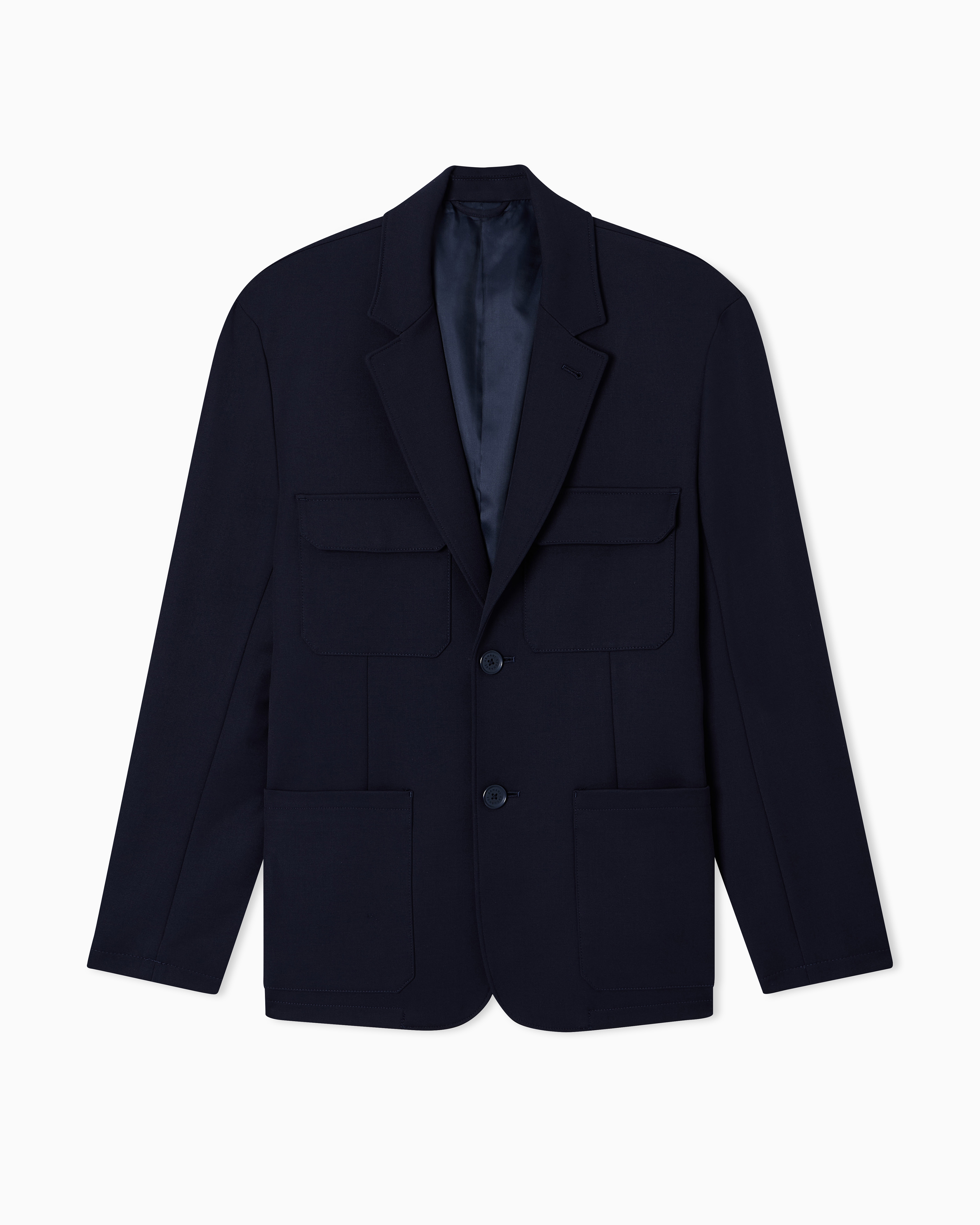 Armani Exchange Casual Jackets In Blue