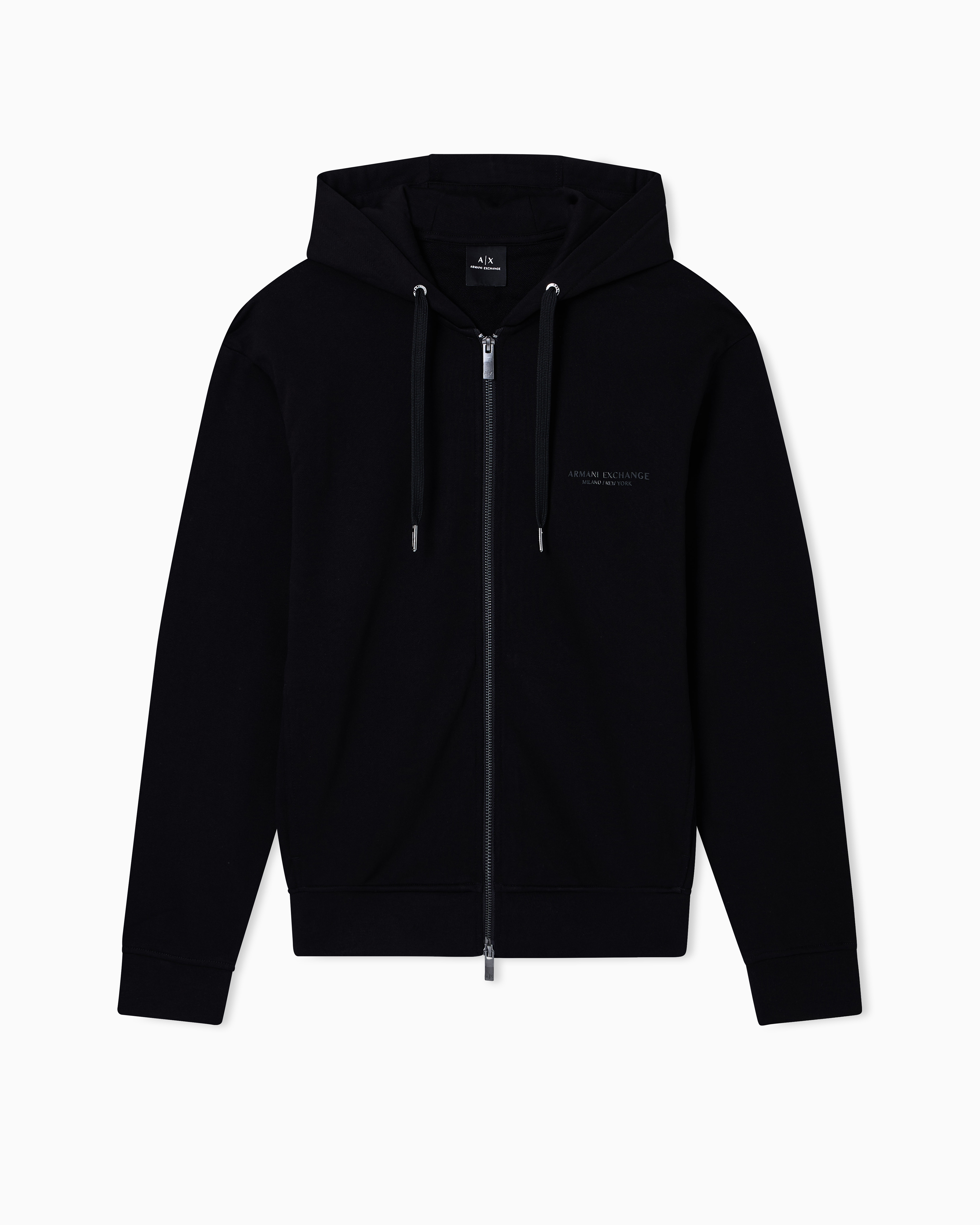 【A|X アルマーニ エクスチェンジ】ビッグAXロゴ　ジップアップスウェット ARMANI EXCHANGE ビッグAXロゴ ジップスウェット 長袖