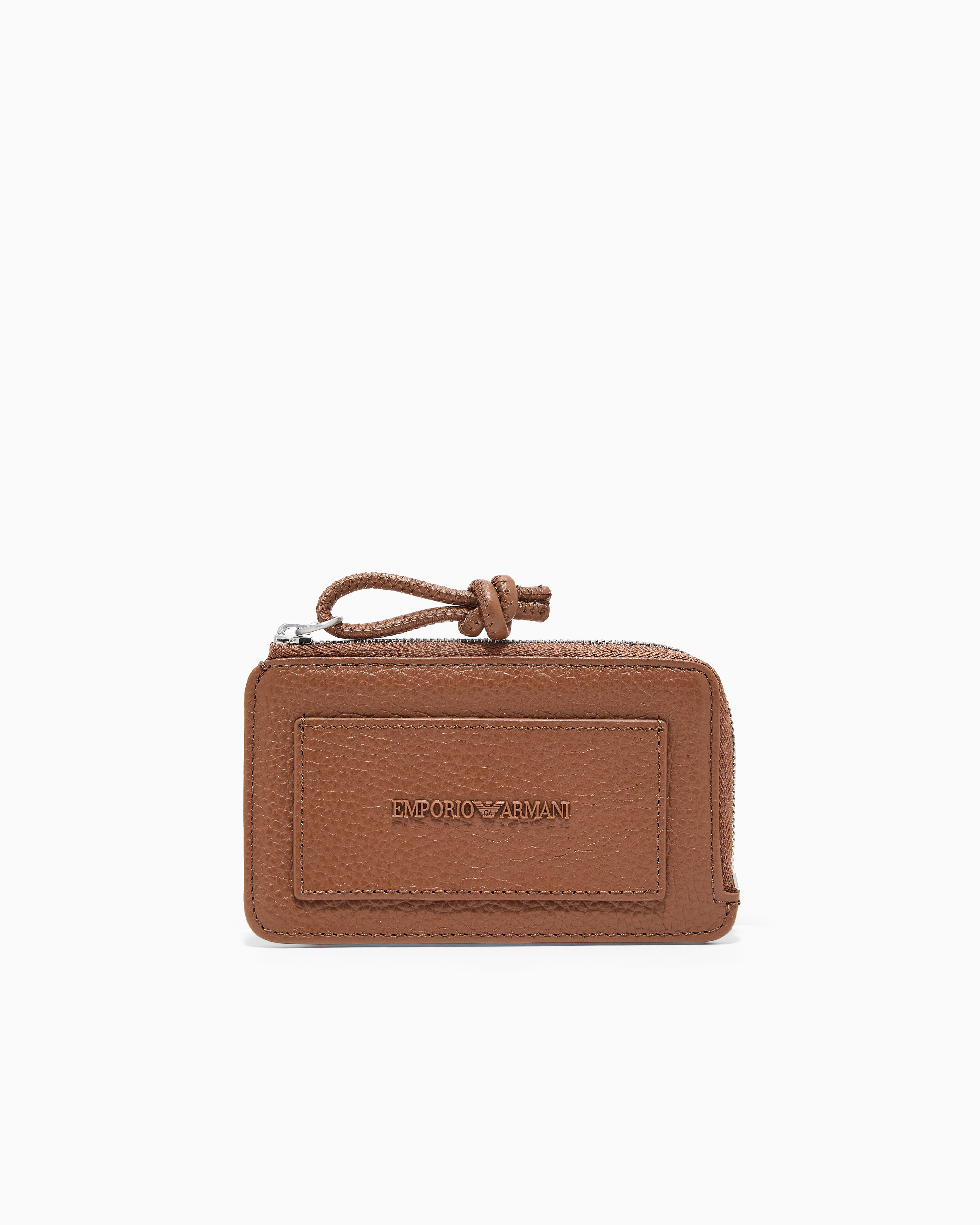 ジップ付きカードホルダー タンブルレザー | Emporio Armani JP