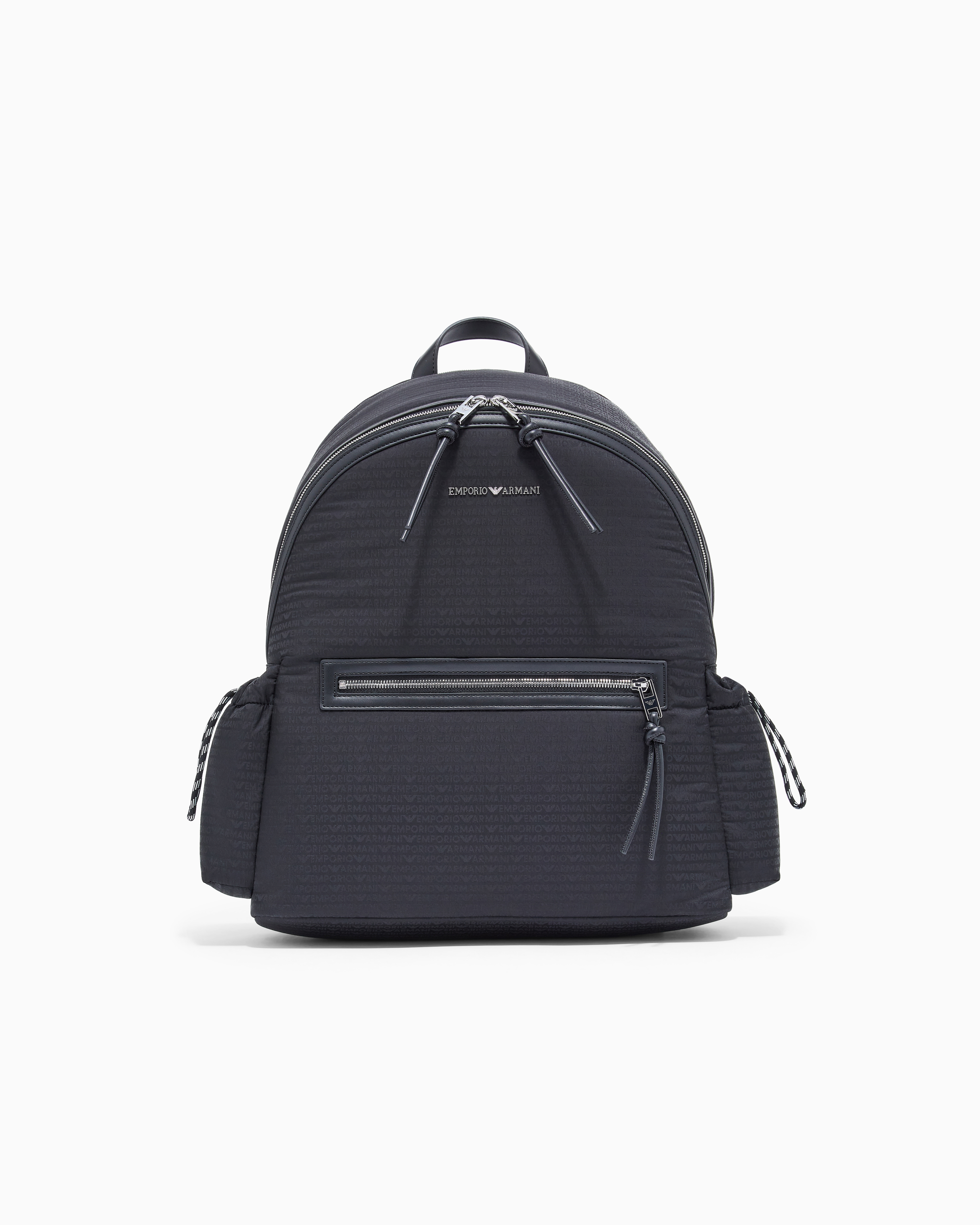 EMPORIO ARMANI バッグ Nylon backpack with monogram lettering | Emporio Armani