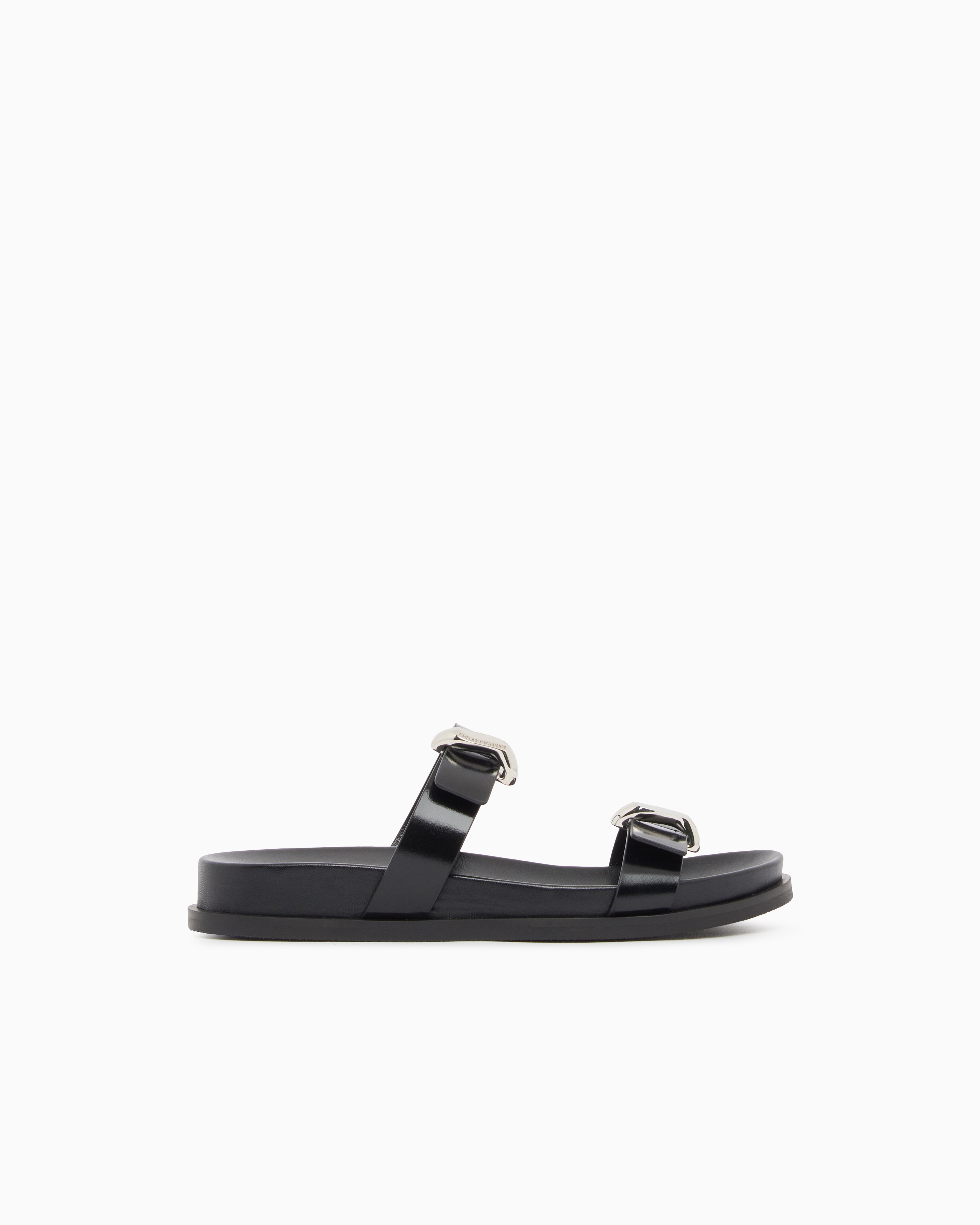 サンダル シャイニーポリッシュドレザー | Emporio Armani JP
