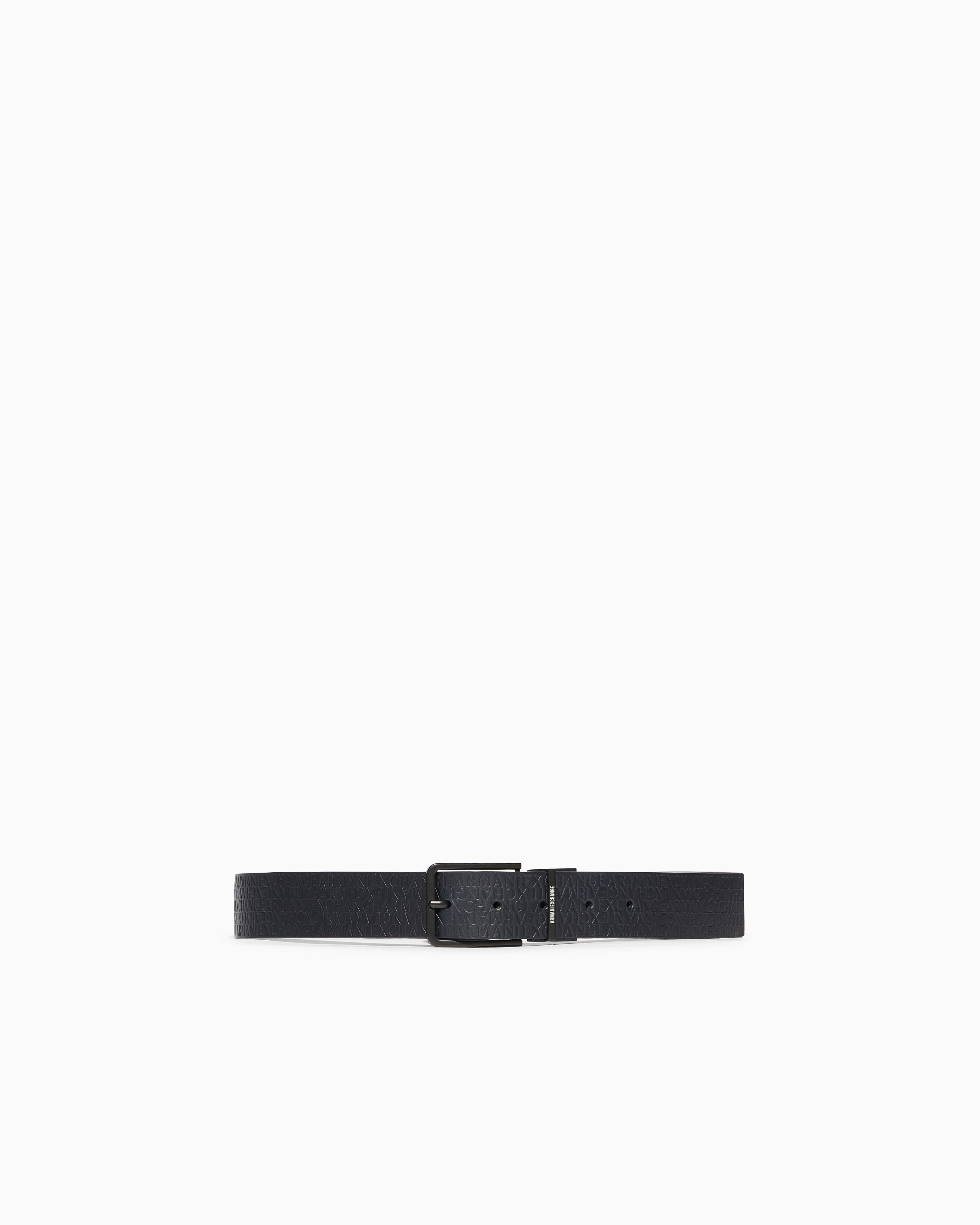 Smooth leather belt with square buckle | Armani Exchange US
