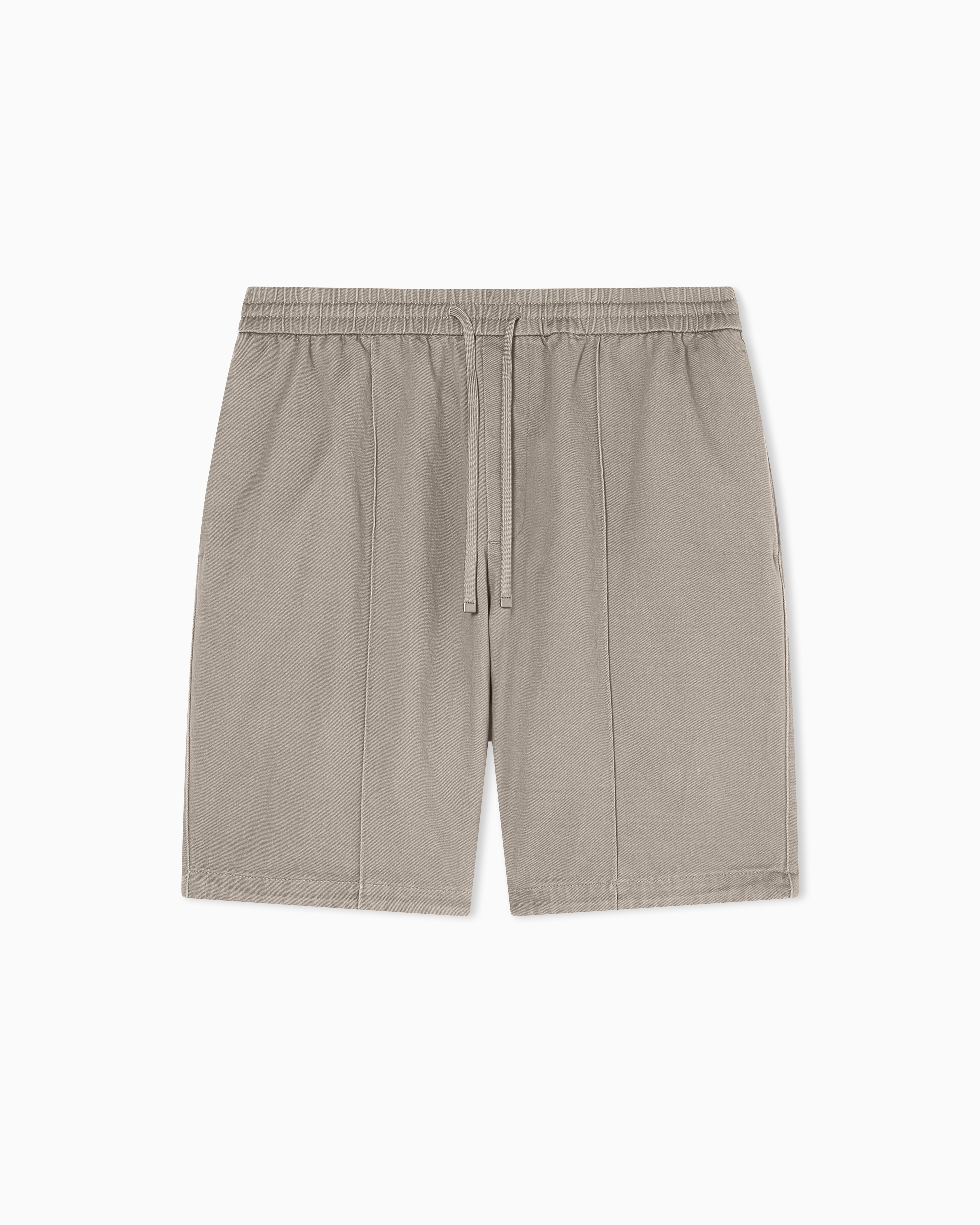 Cotton twill drawstring Bermuda shorts | Armani Exchange US