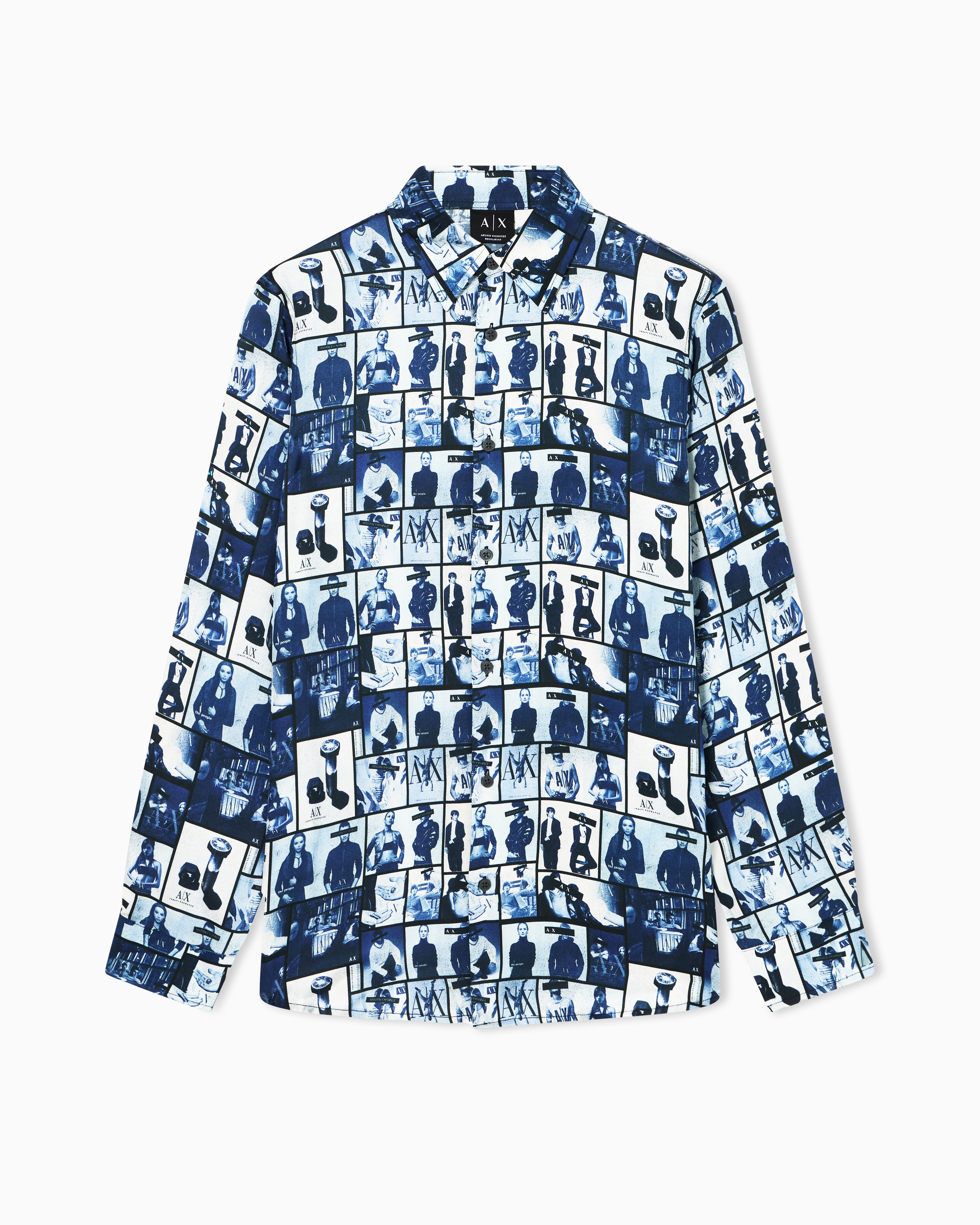 オールオーバープリント レギュラーフィット シャツ | Armani Exchange
