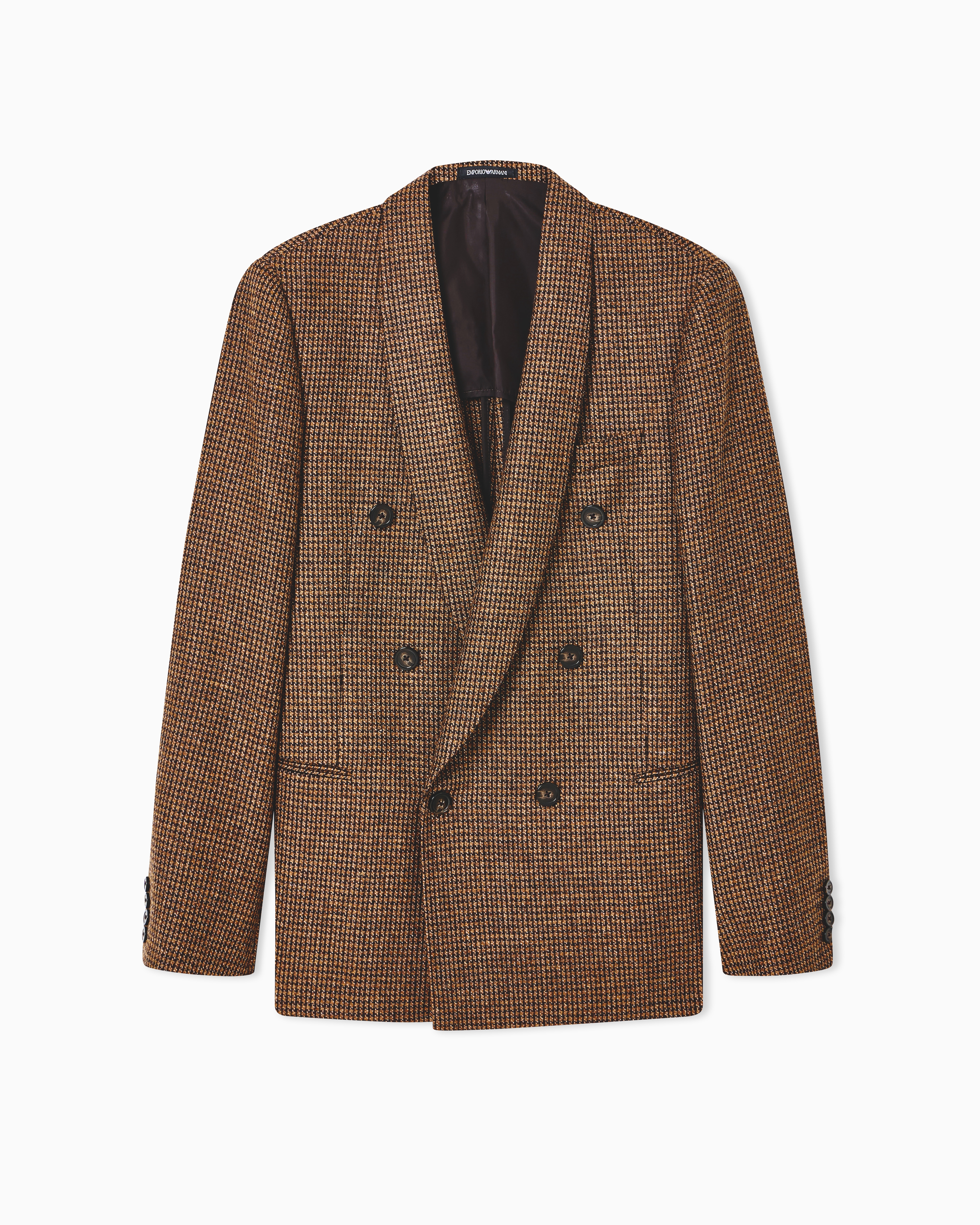 【人気】ARMANI COLLEZIONI インディゴダブルブレストジャケット EM003709_TE17068_F6077_F_FW202