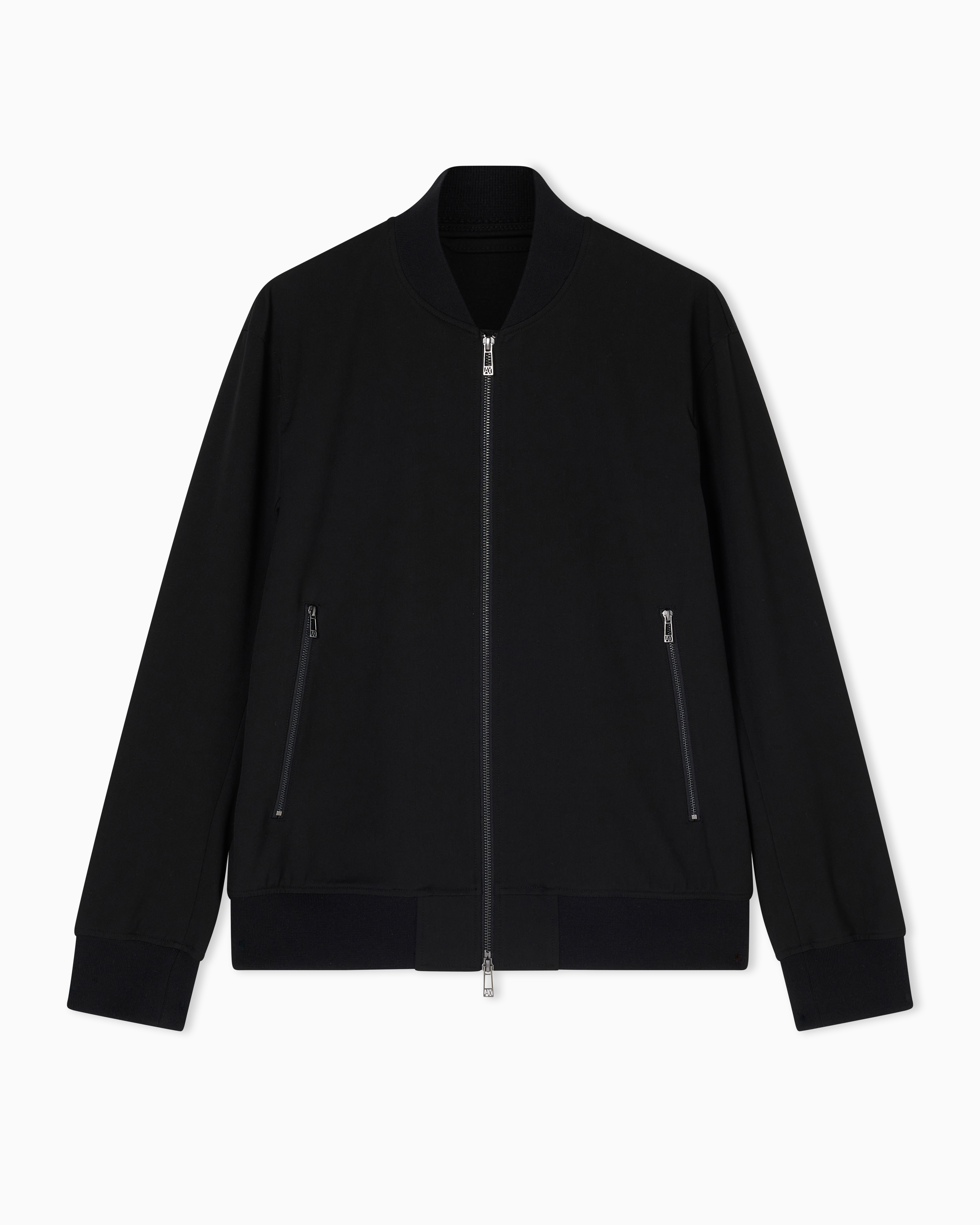 Minimal bomber jacket with zip | Armani Exchange US