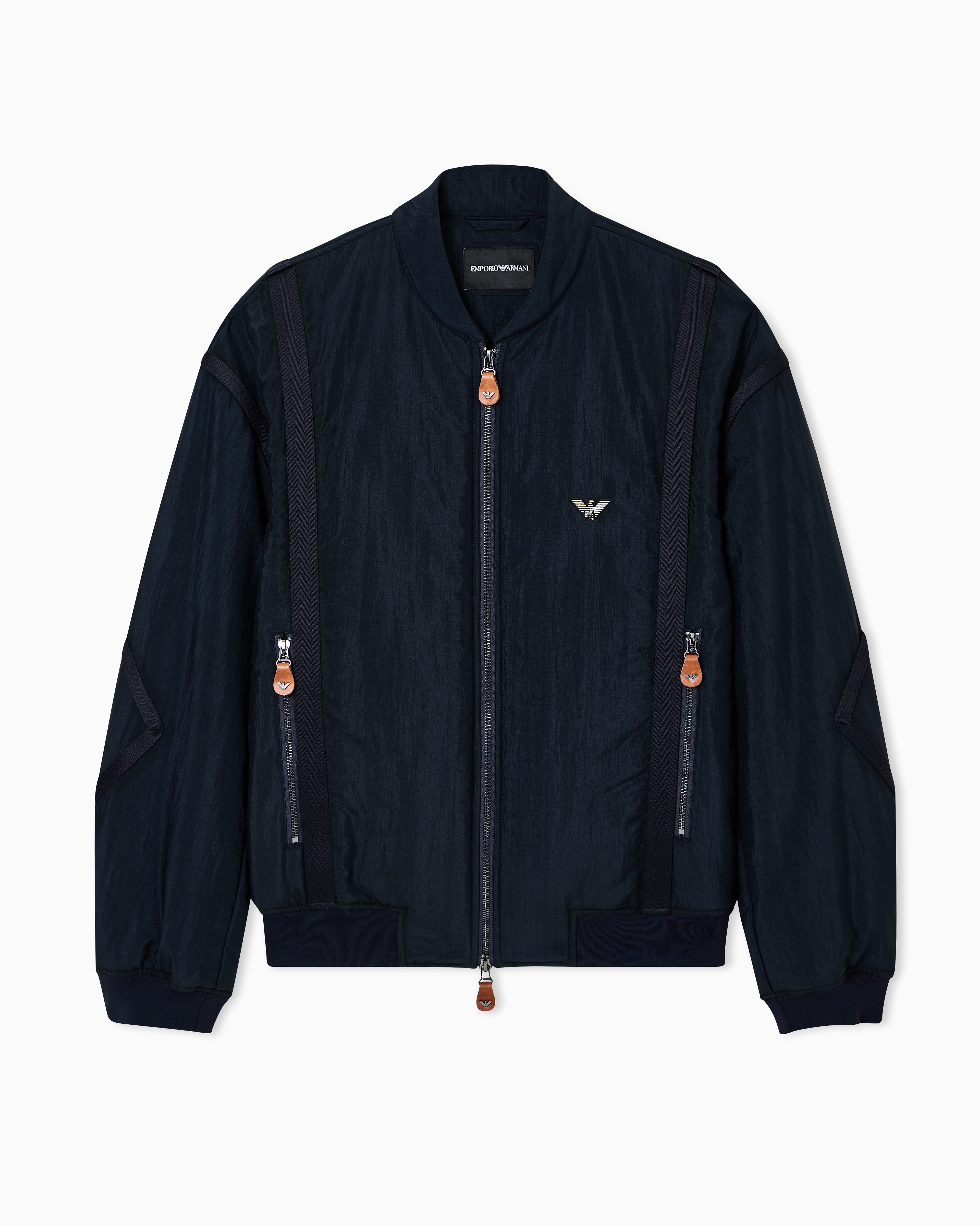 ボンバージャケット ナイロン パスメントリーテープ | Emporio Armani