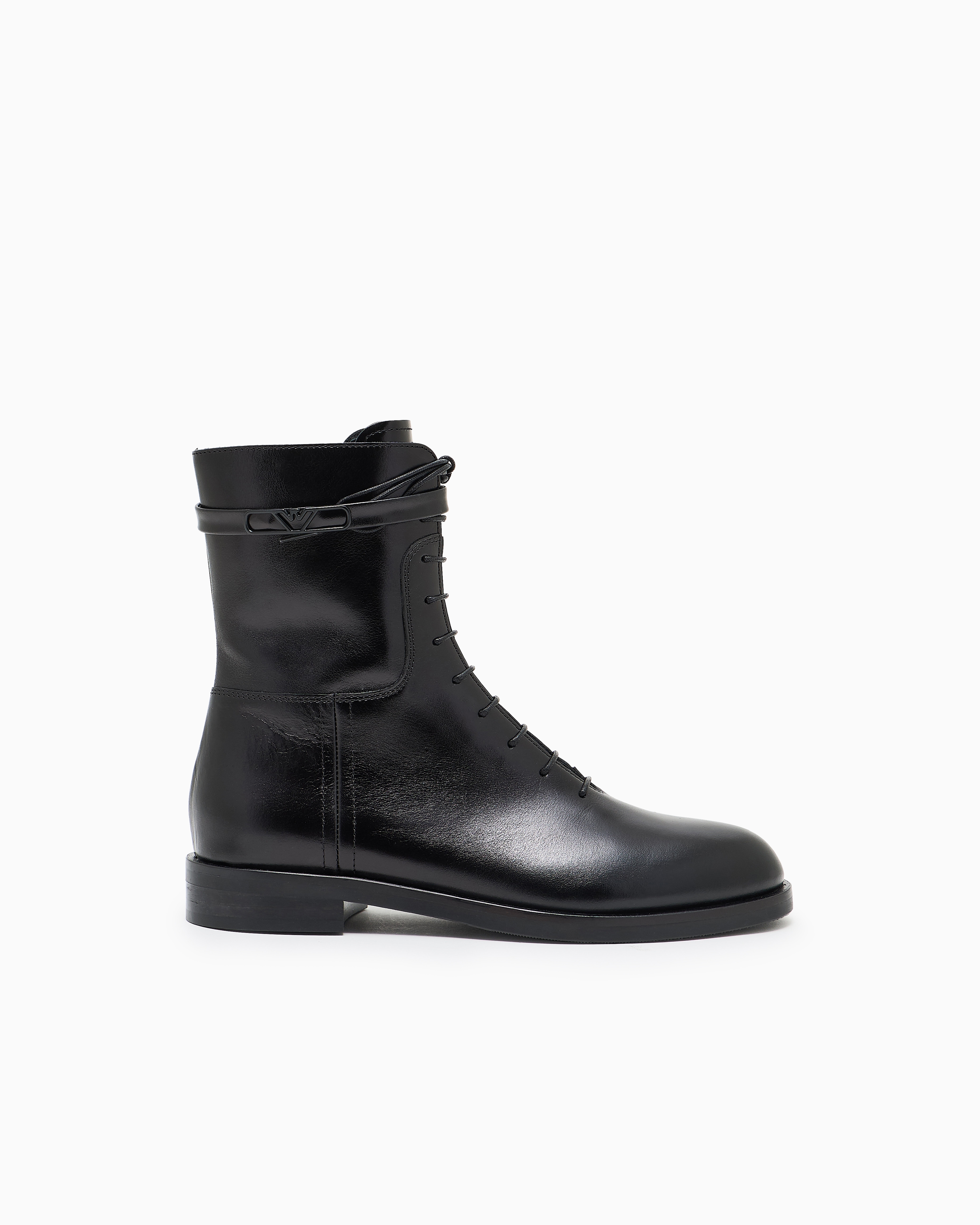 EMPORIO ARMANI デザインブーツ レザー 39(26cm相当) EMPORIO ARMANI デザインブーツ レザー 39(26cm相当) EMPORIO