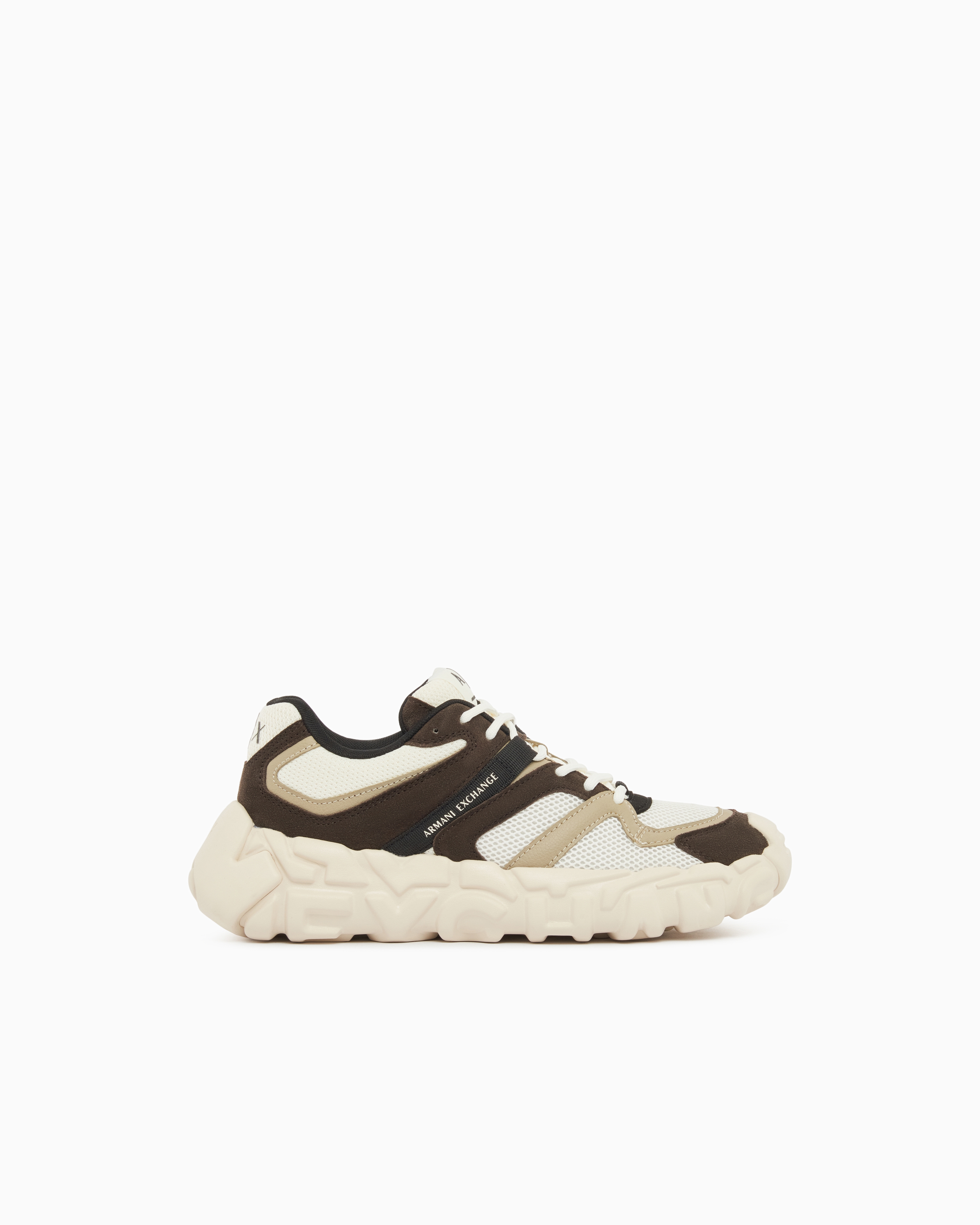Sneakers with oversized sole and contrasting inserts | Armani