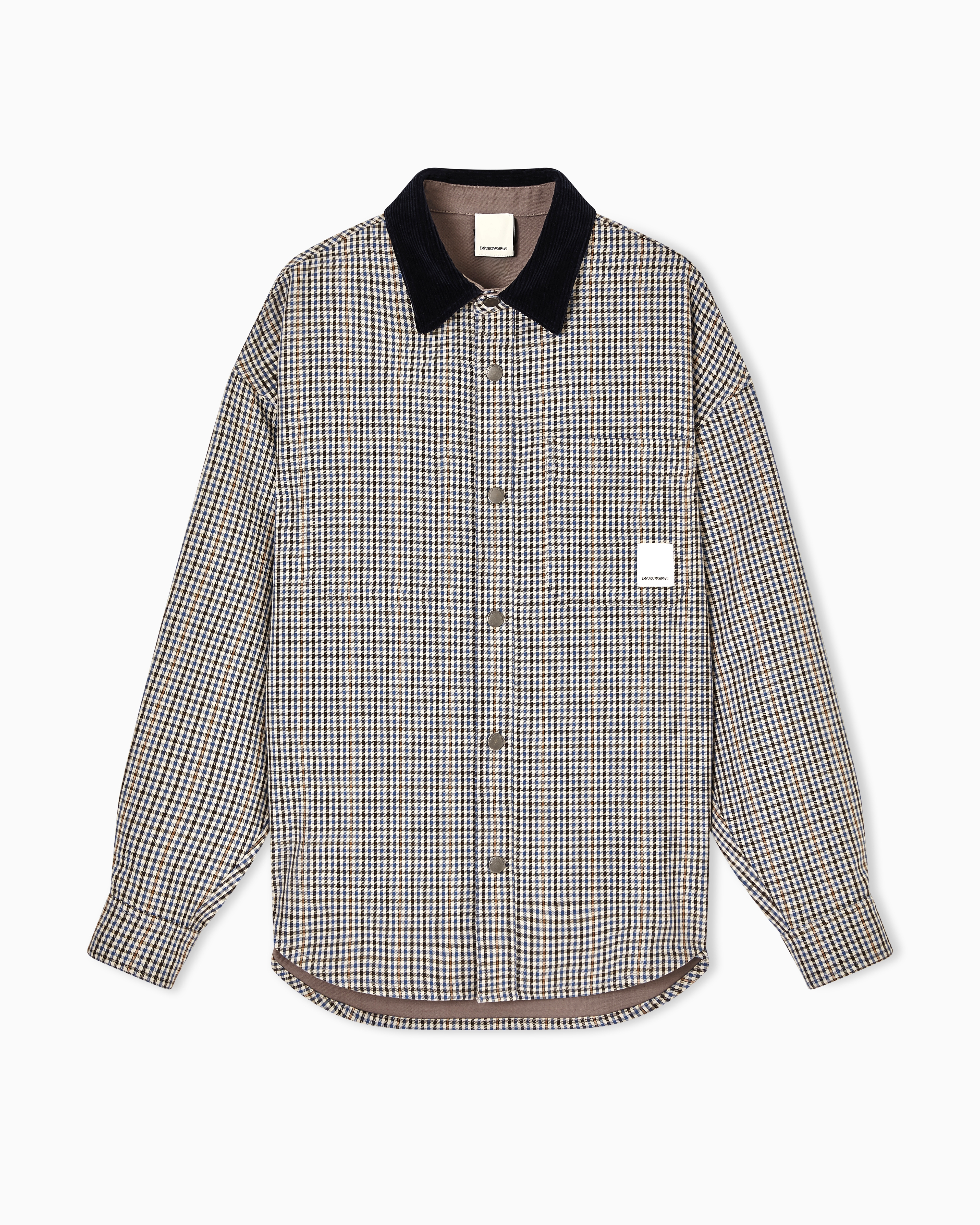 Eagle Club リバーシブルブルゾン チェックモチーフ | Emporio Armani