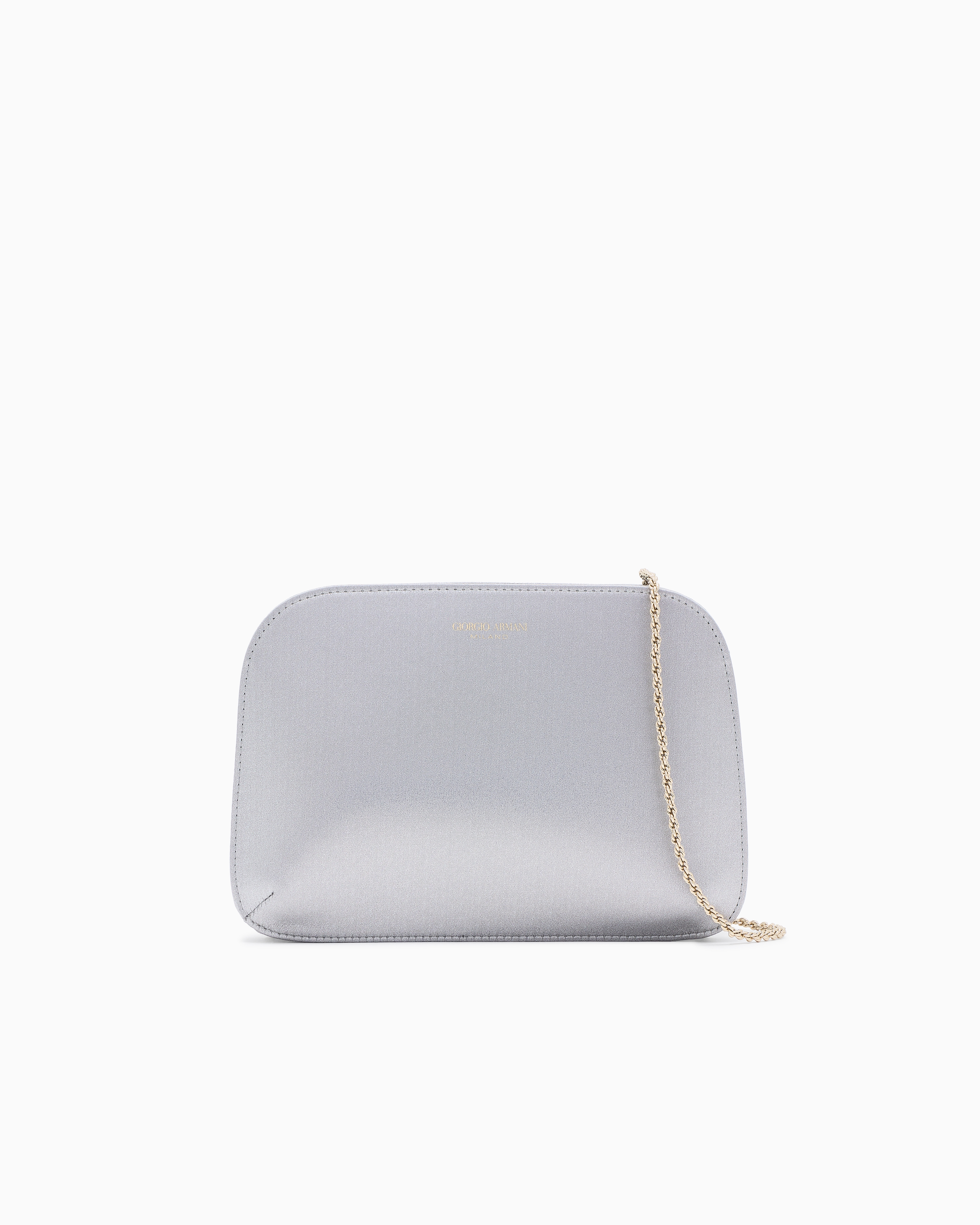 ジョルジオ アルマーニ ラ プリマ クラッチバッグ ラメサテン