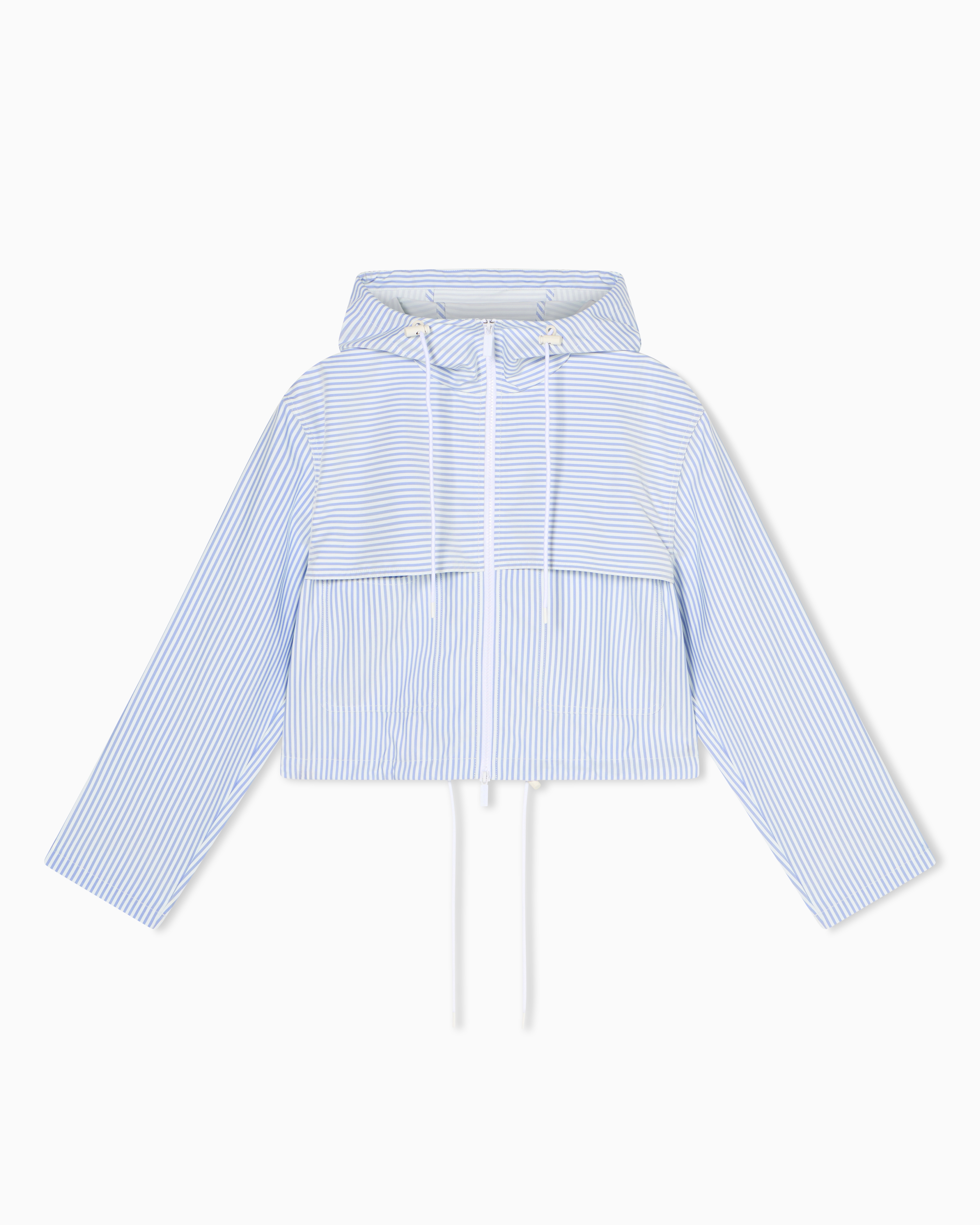Oversize Vertical Striped Blouson | Armani Exchange US
