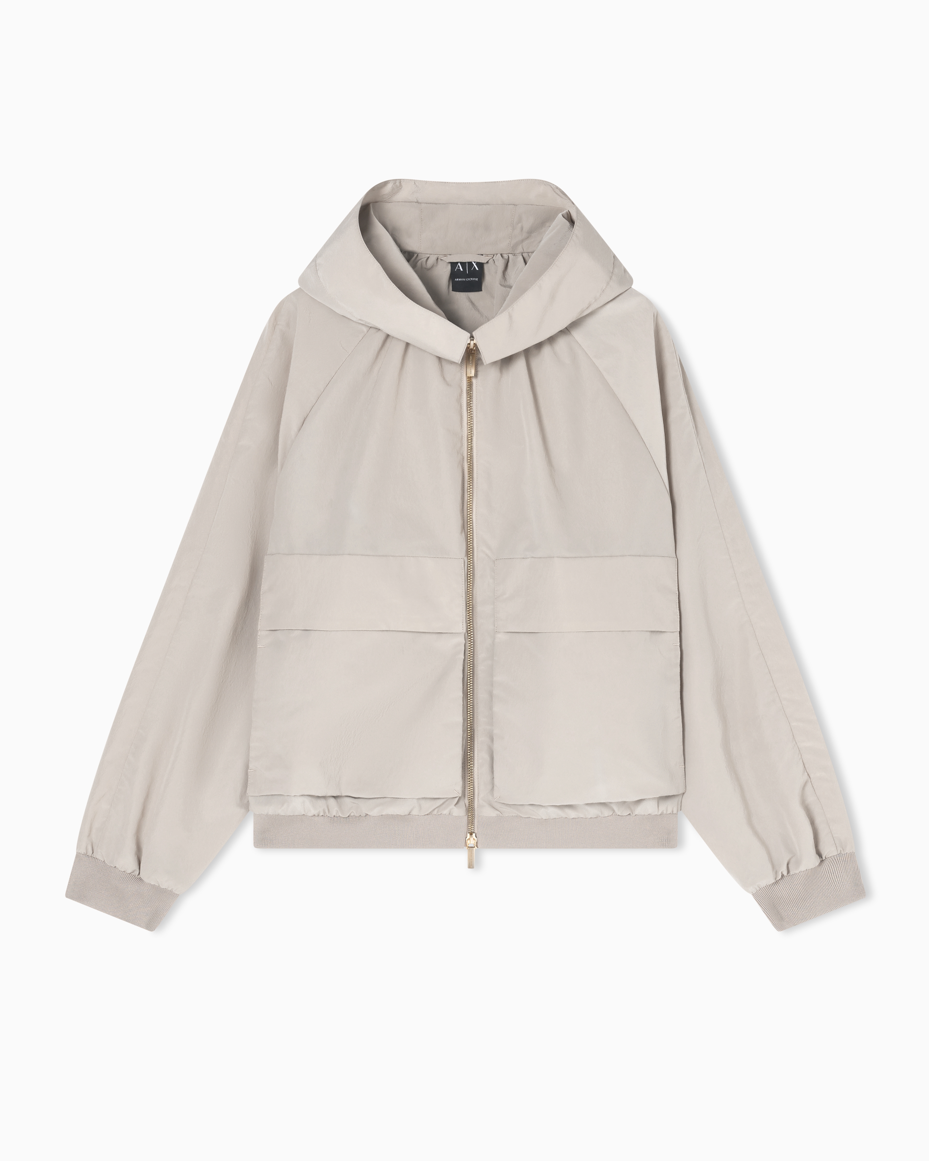 ビッグポケット フーデッドブルゾンジャケット | Armani Exchange JP