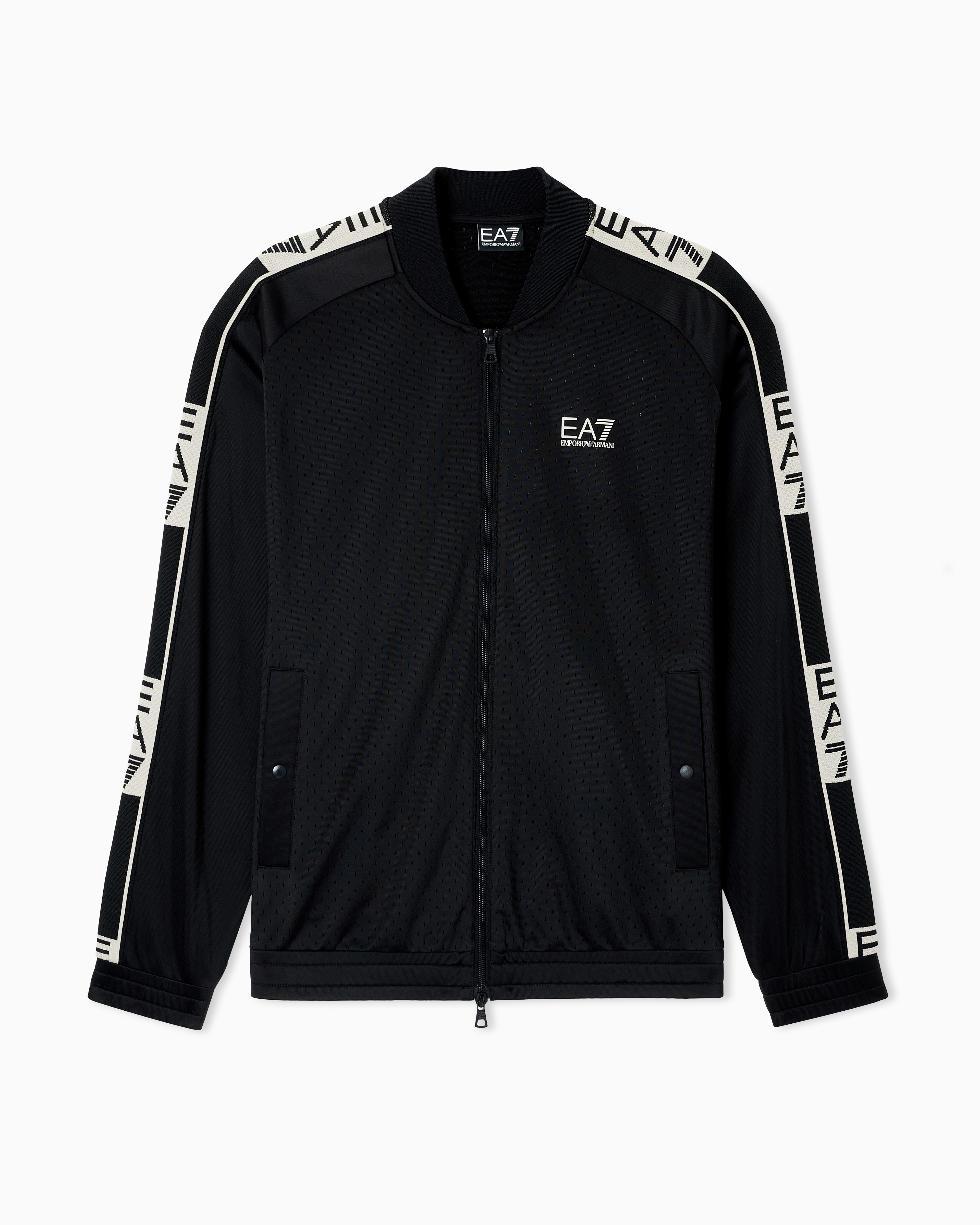 Graphic Series cotton zip-up sweatshirt | EA7 US