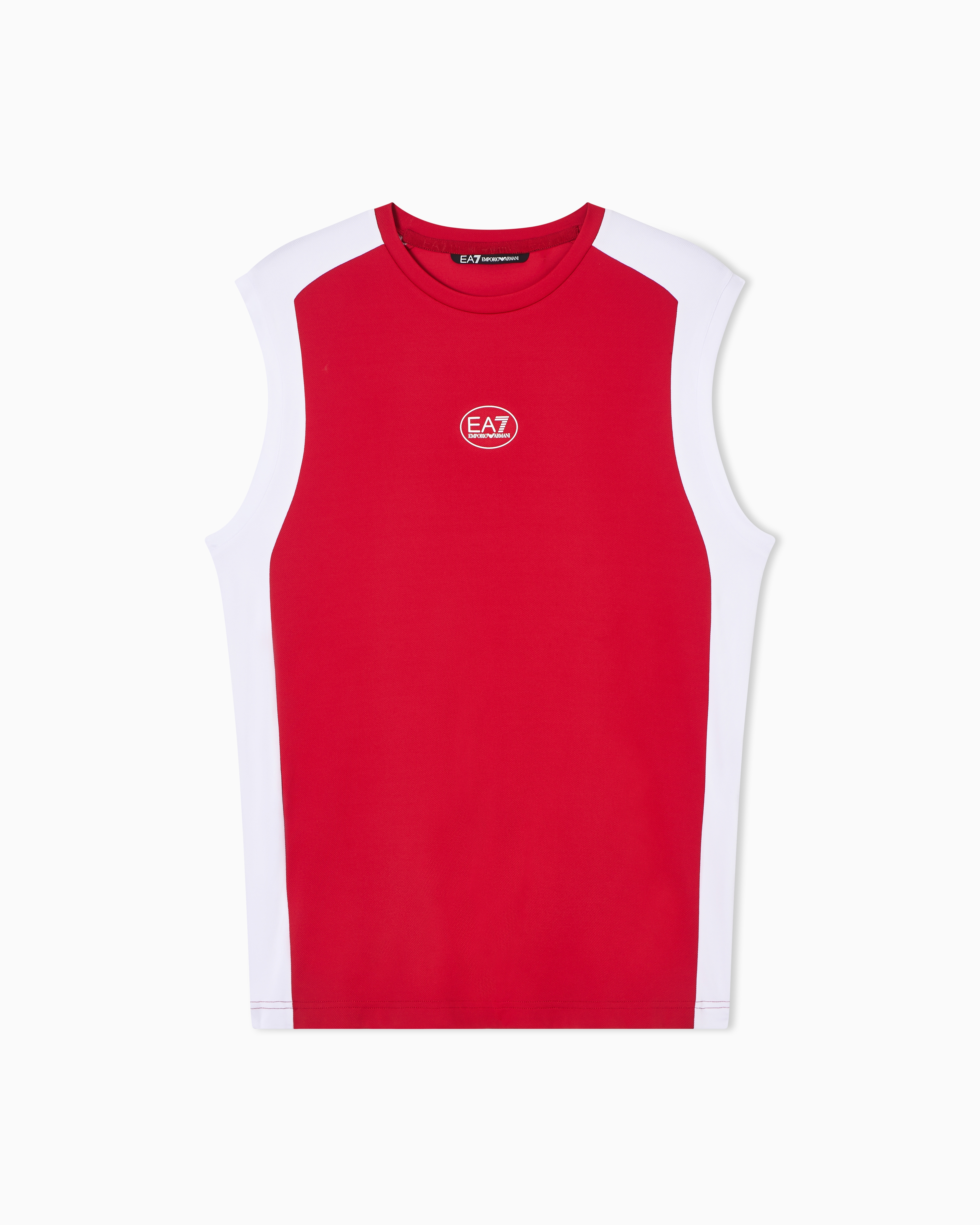 Tennis Pro tank top in VENTUS7 colour-block technical fabric | EA7 US