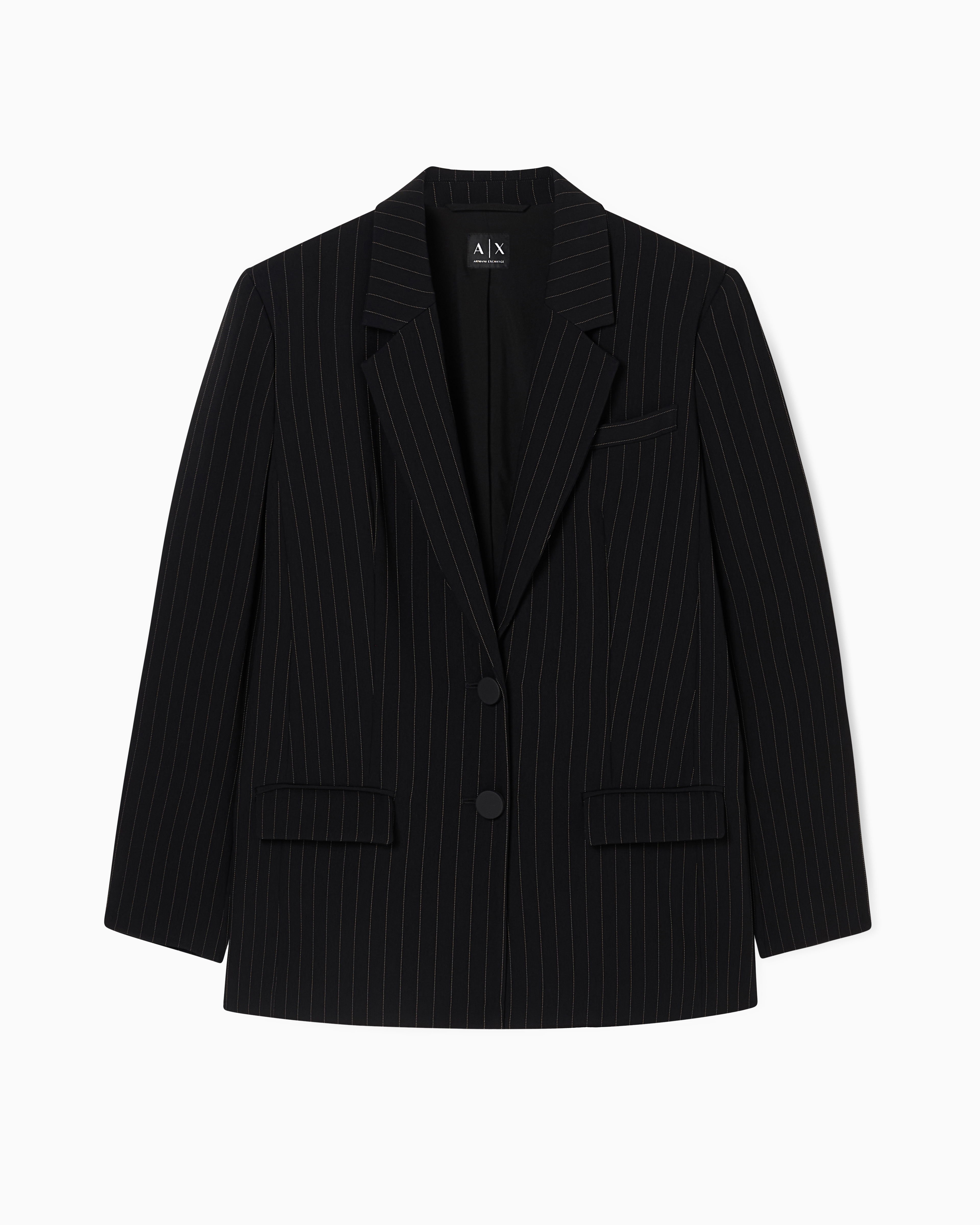 ピンストライプ シングルブレストジャケット | Armani Exchange