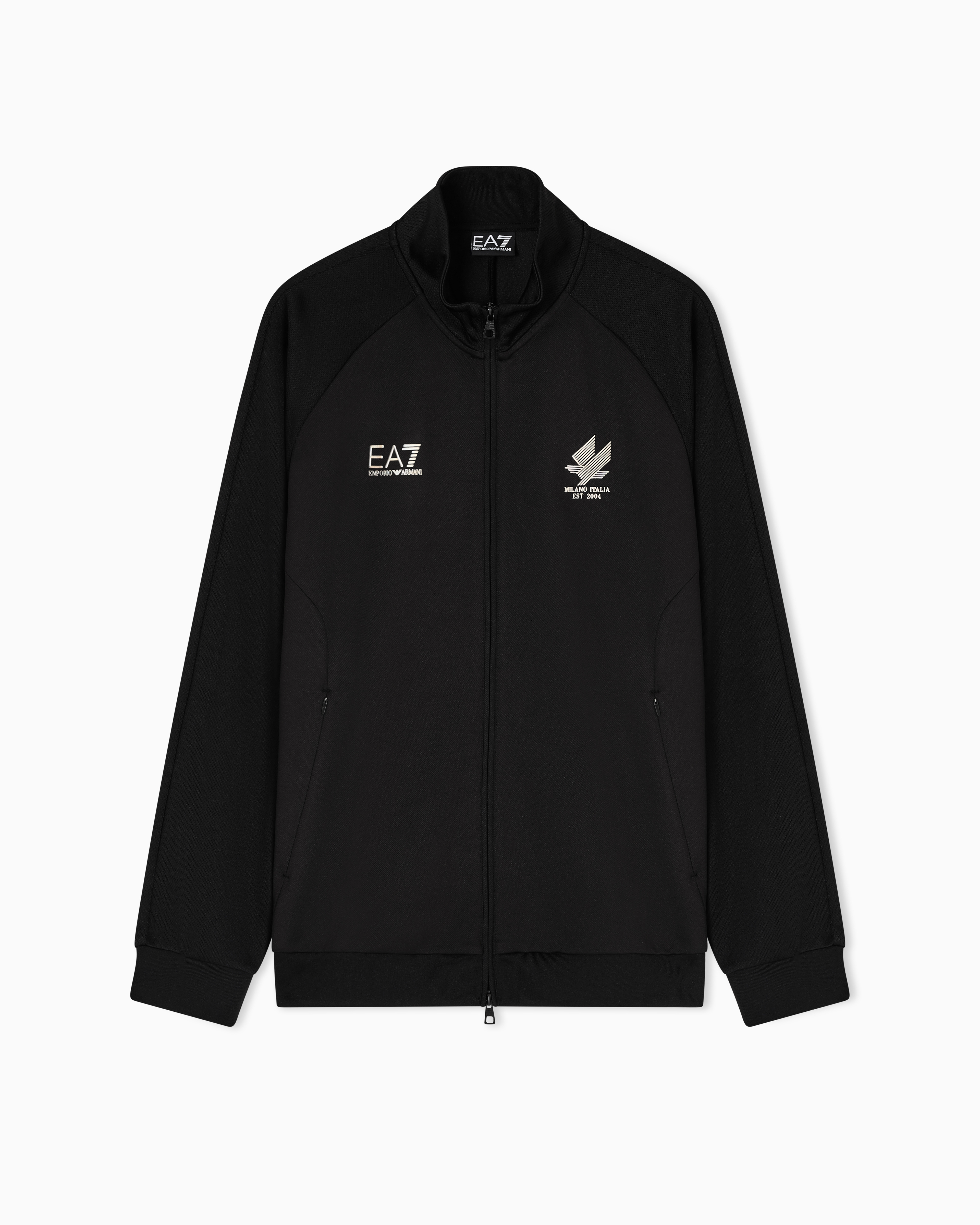 Soccer zip-up sweatshirt in technical fabric | EA7