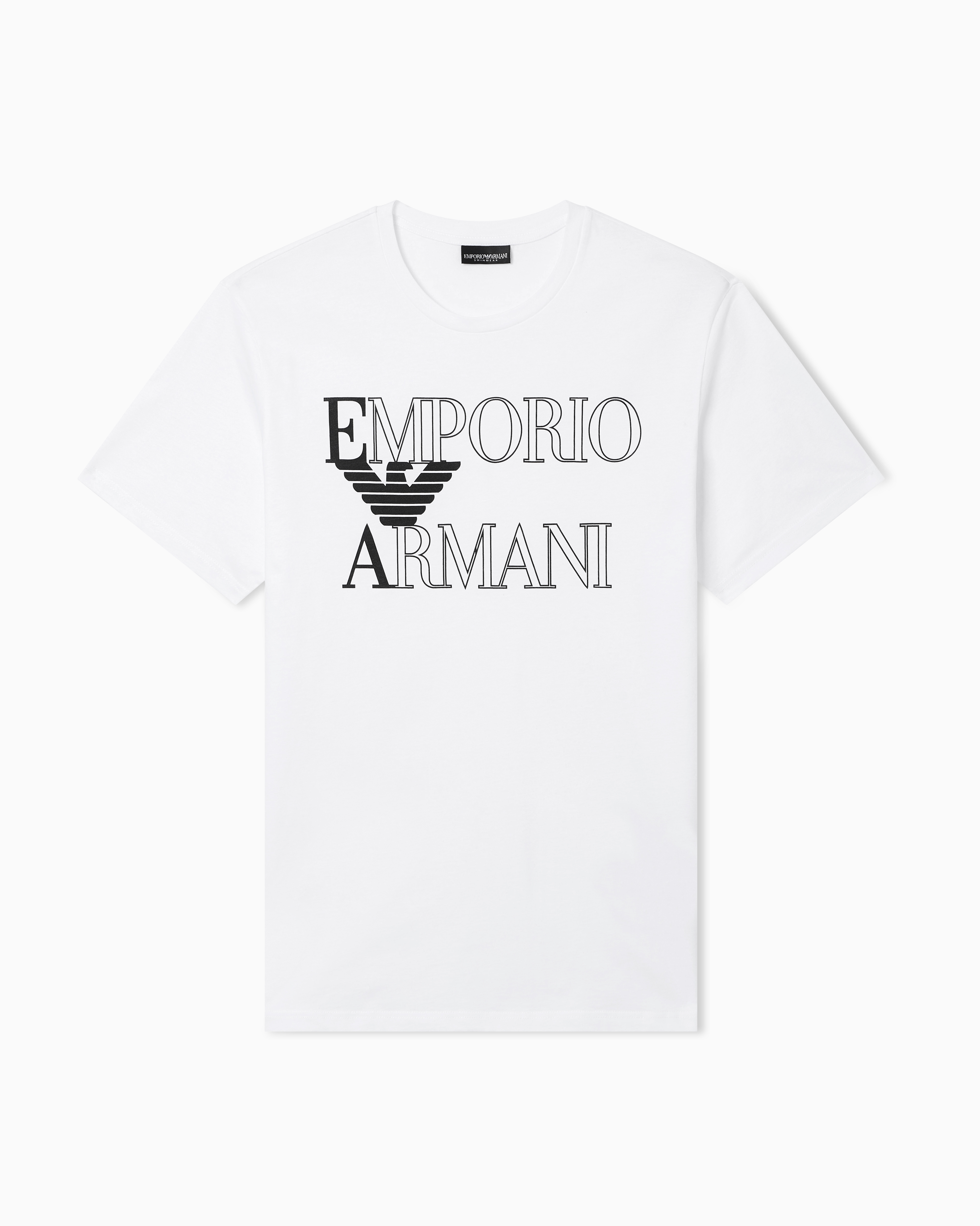 Bold logo beachwear T-shirt in jersey | Emporio Armani US