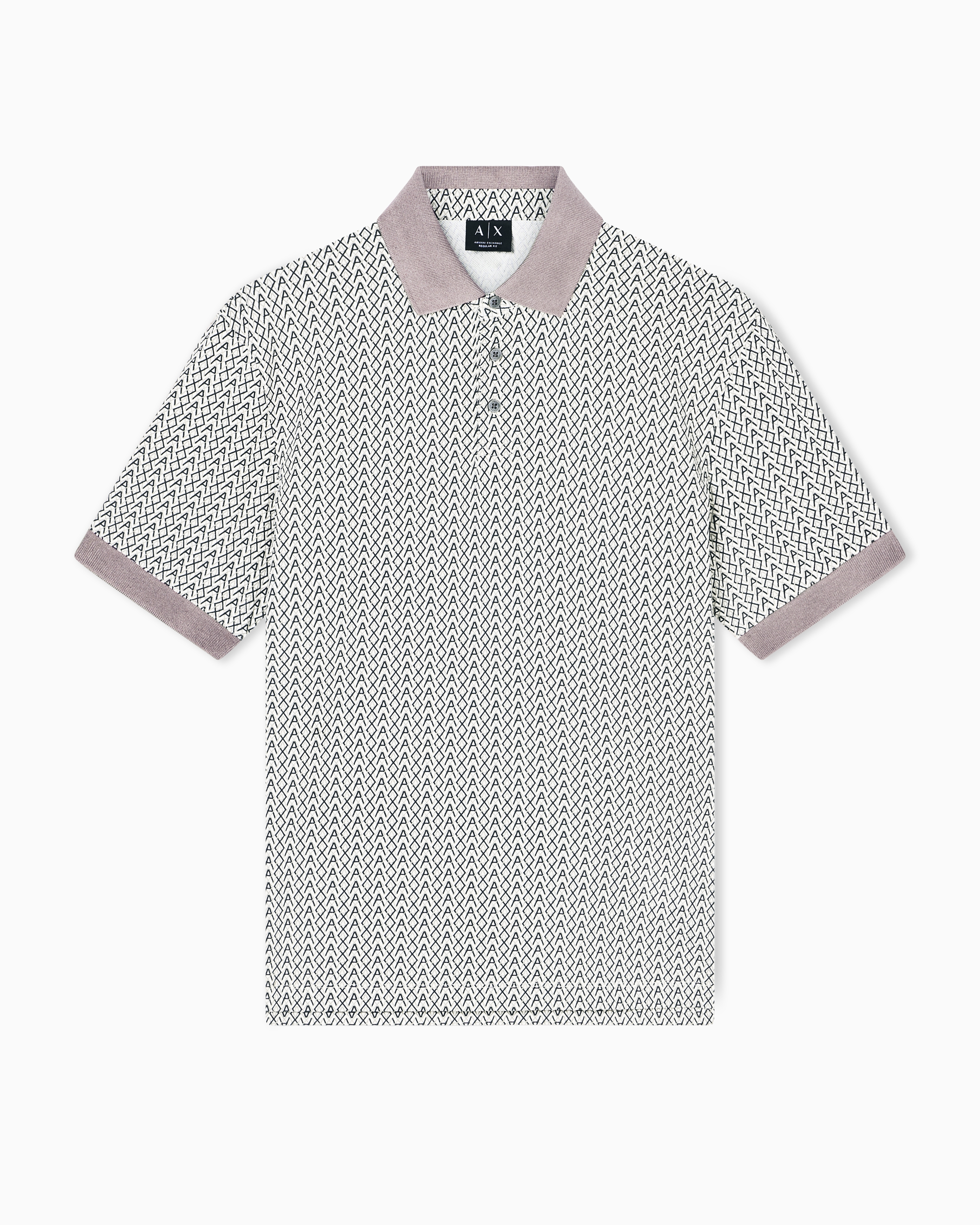 オールオーバーロゴ 半袖ポロシャツ | Armani Exchange JP