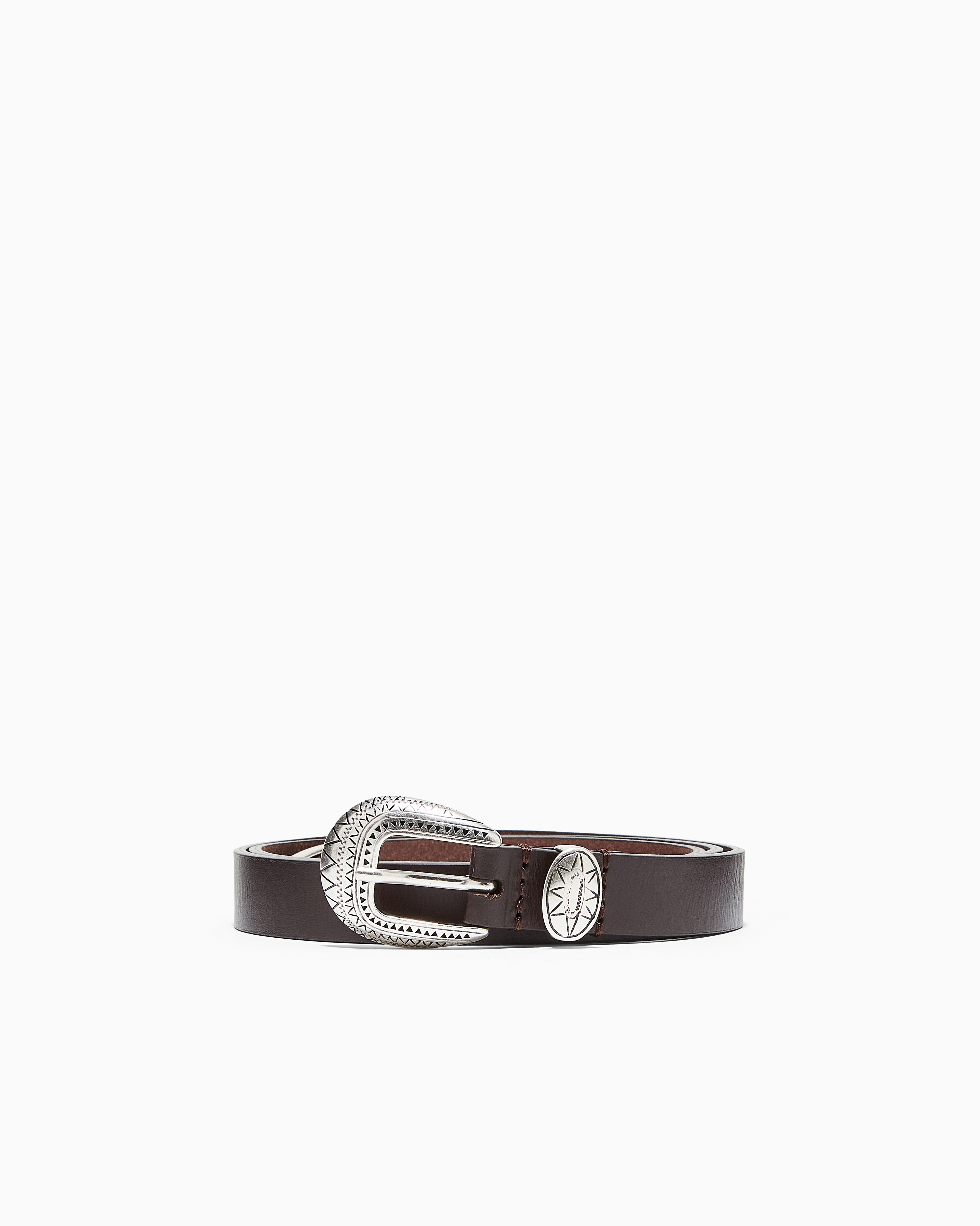 ベルト レザー エンボスバックル | Emporio Armani JP