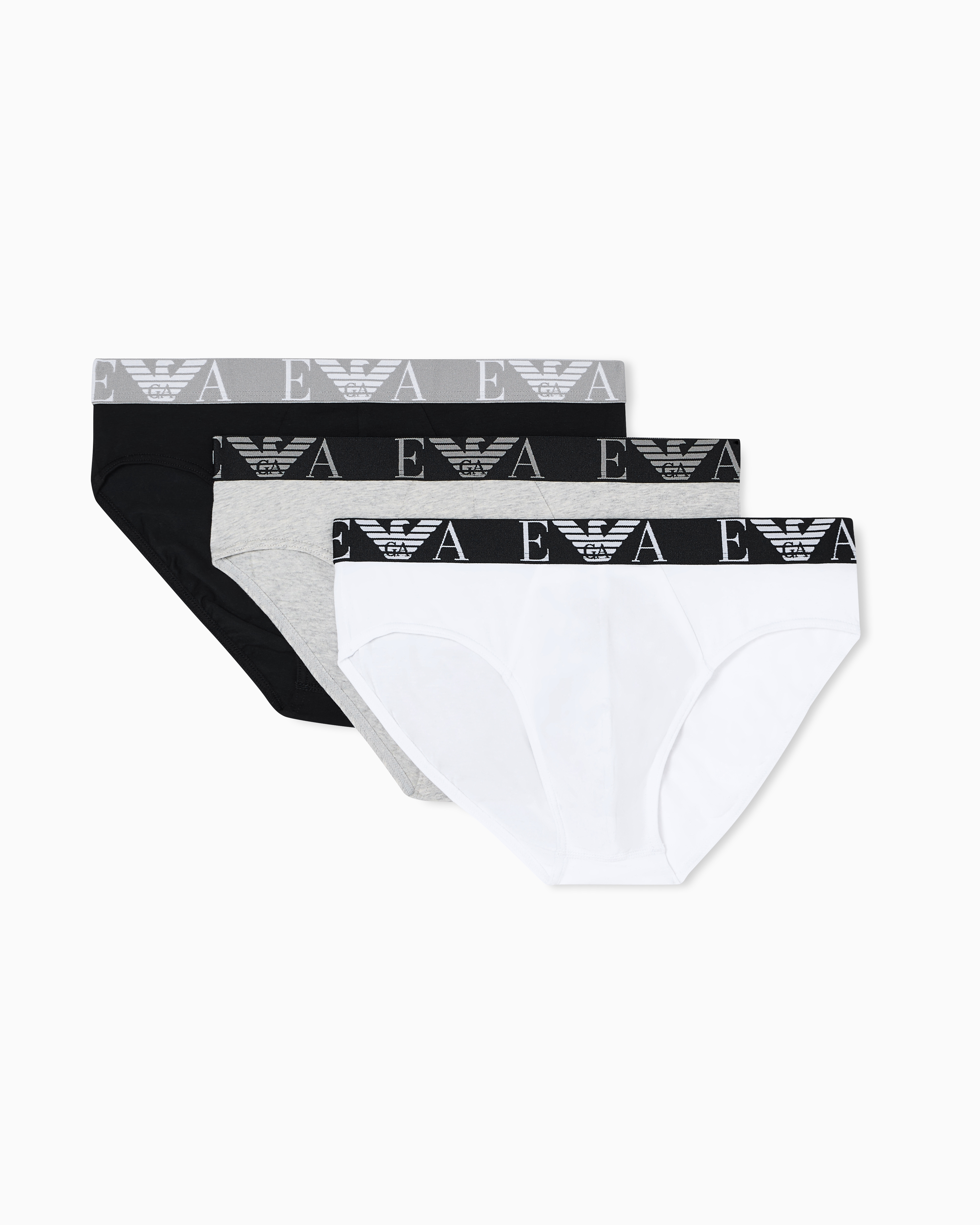 ブリーフ3枚セット ボールドモノグラムロゴ | Emporio Armani
