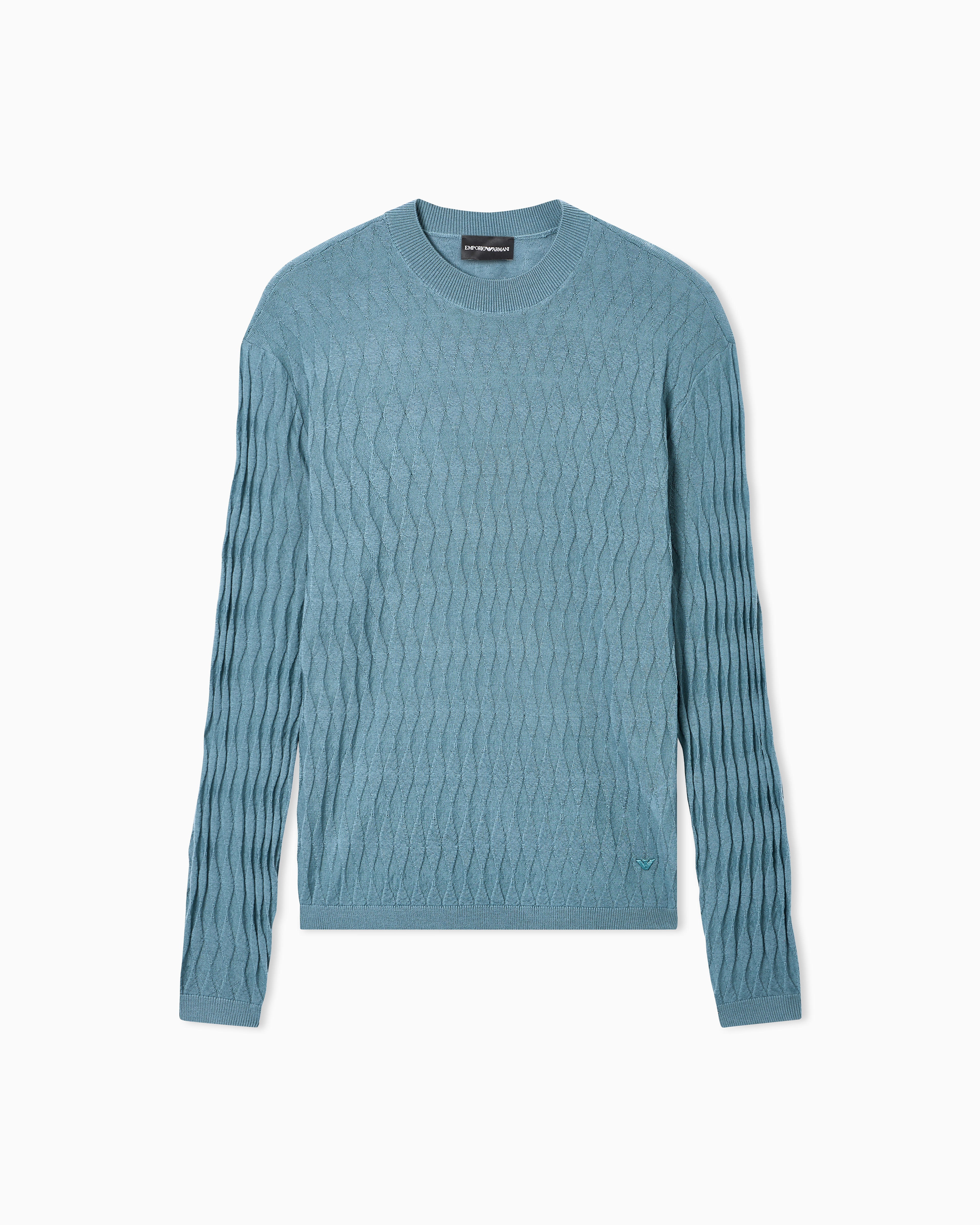 EMPORIO ARMANI ライトブルー セーター XS undefined