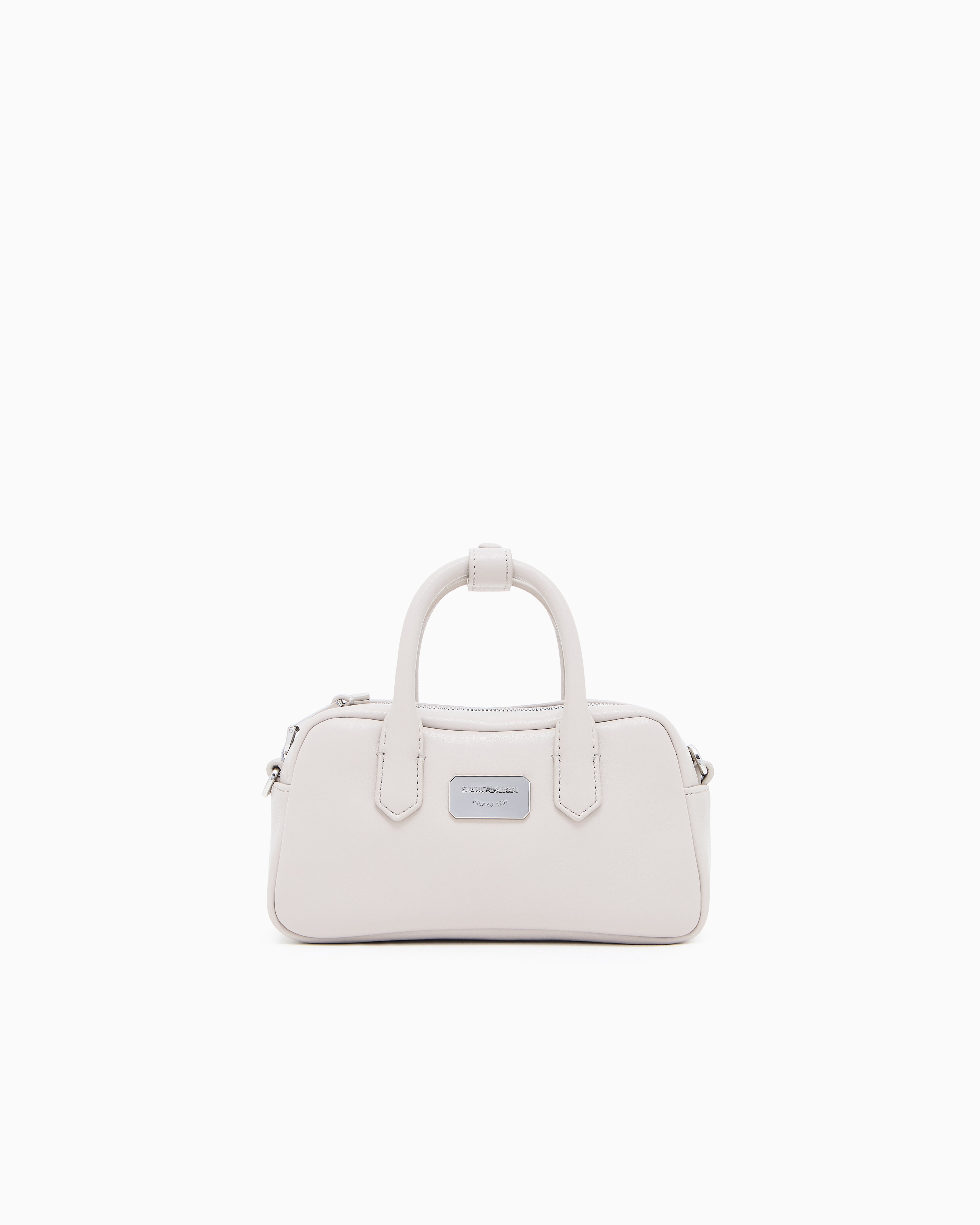 Soft leather mini bauletto bag | Emporio Armani
