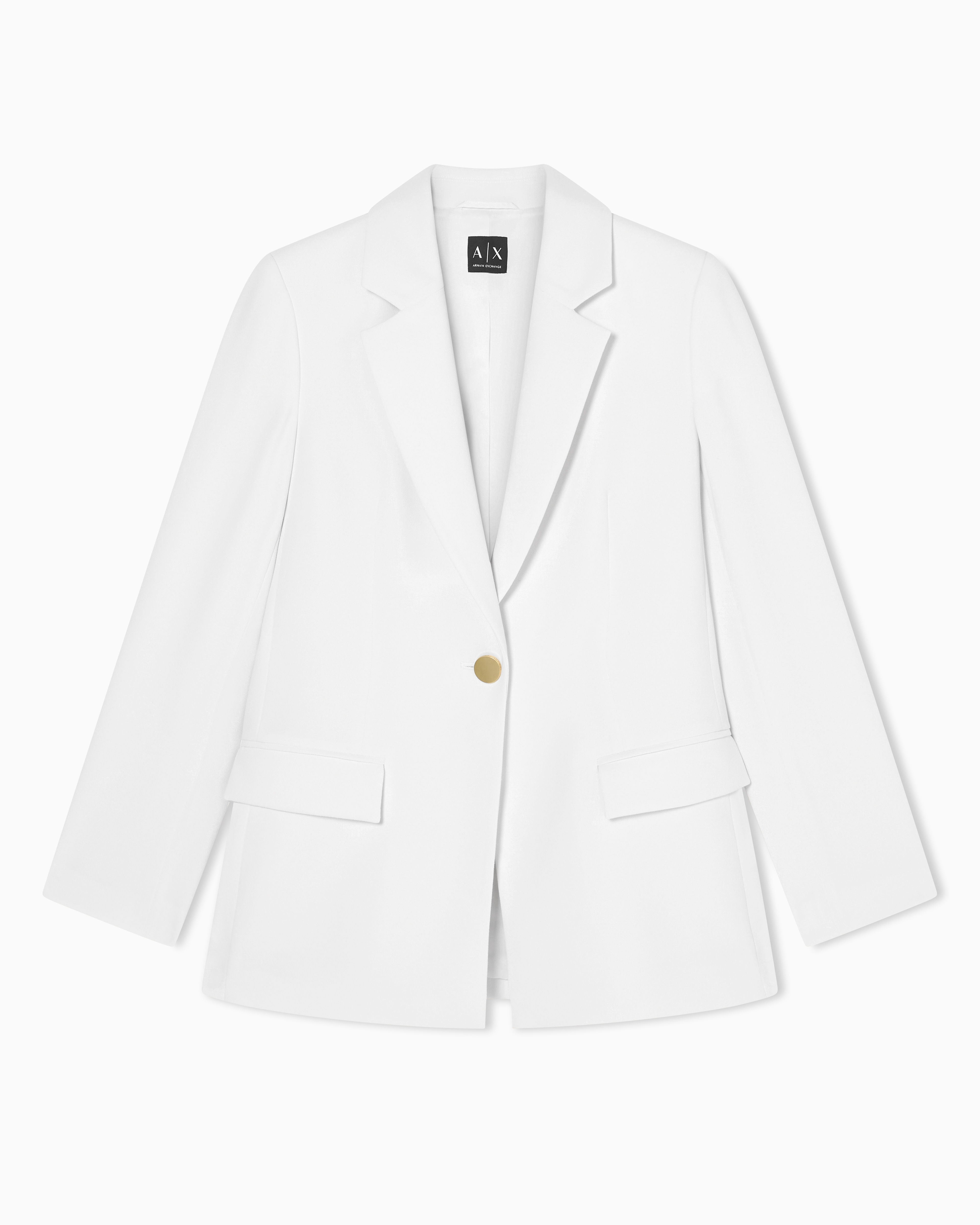 ソフトポリクレープ ダブルブレストジャケット | Armani Exchange