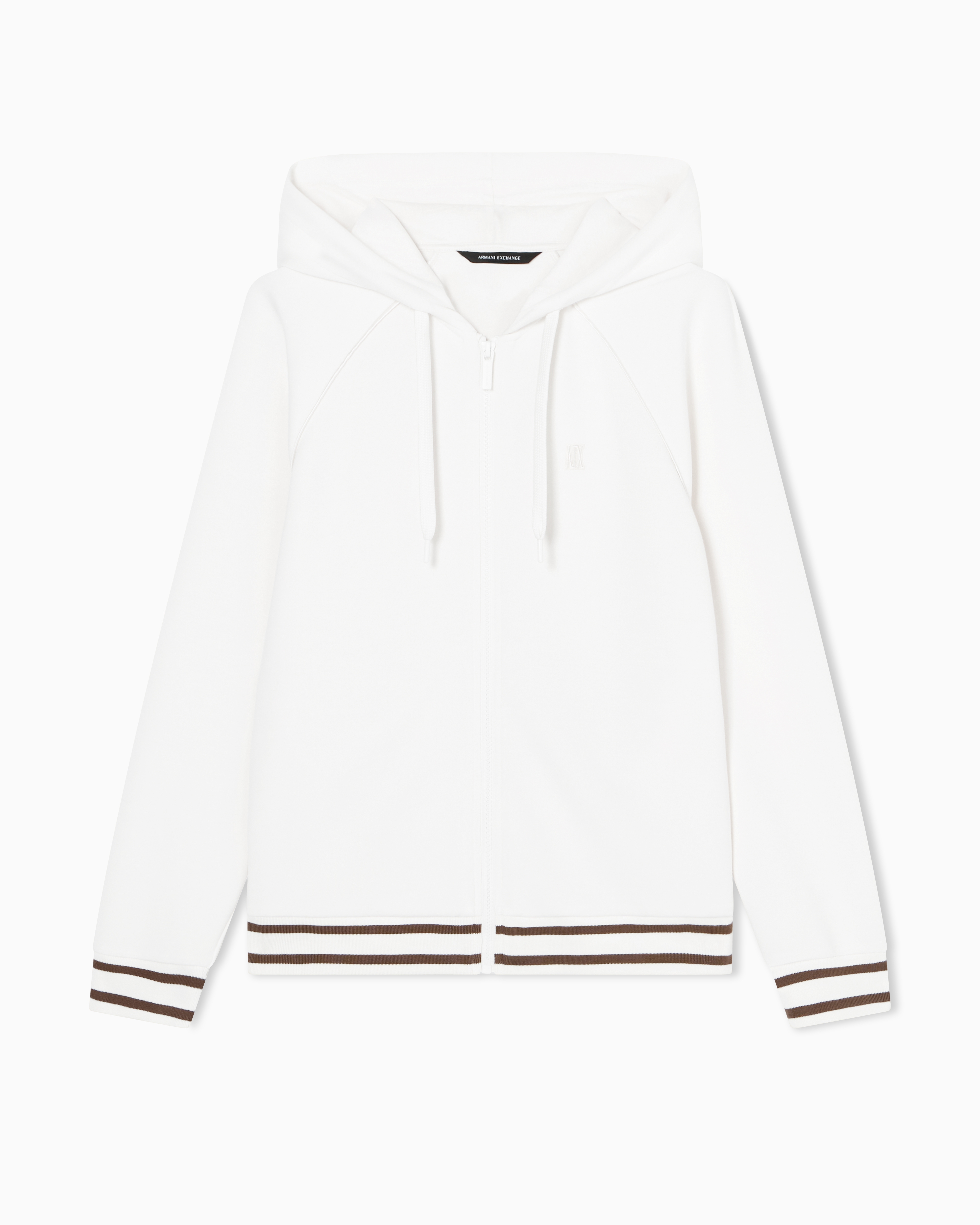 Zip-up sweatshirt in technical fabric | Armani Exchange US